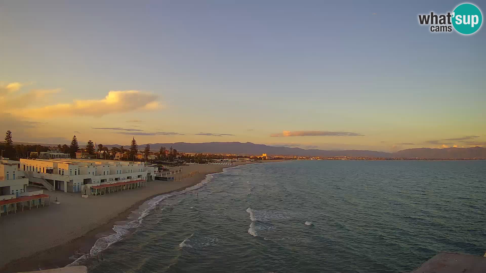Live Webcam Golf von Cagliari – Strand Poetto – Sardinien