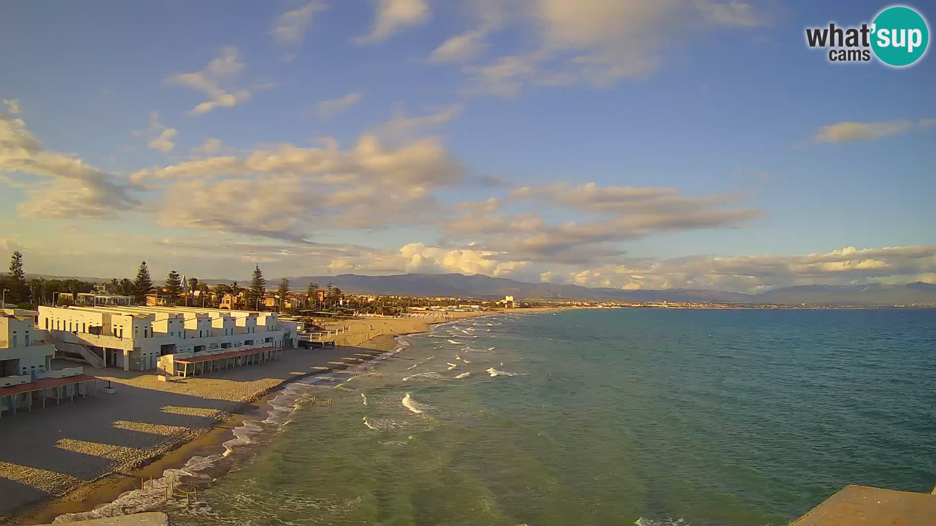 Live Webcam Golfo di Cagliari – Spiaggia del Poetto – Sardegna