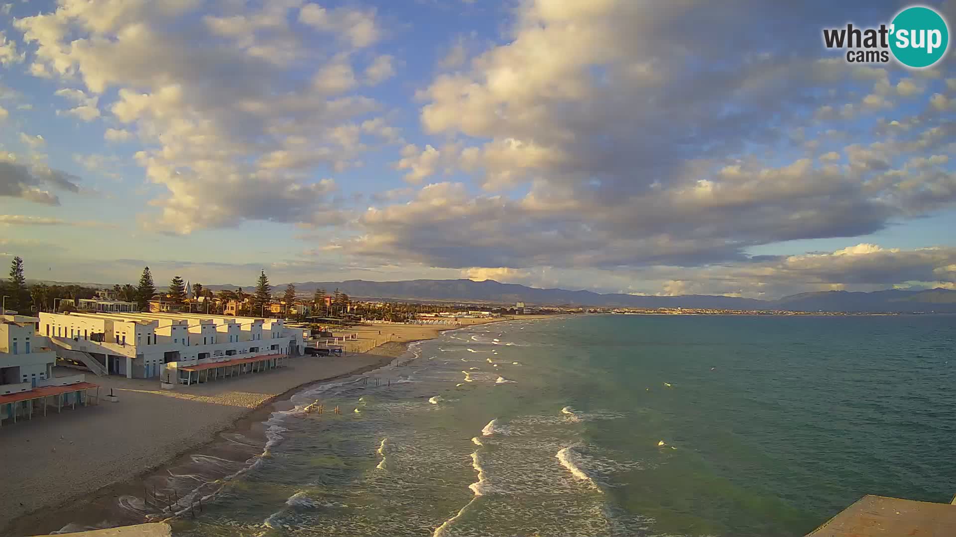 Live Webcam Golfo di Cagliari – Spiaggia del Poetto – Sardegna