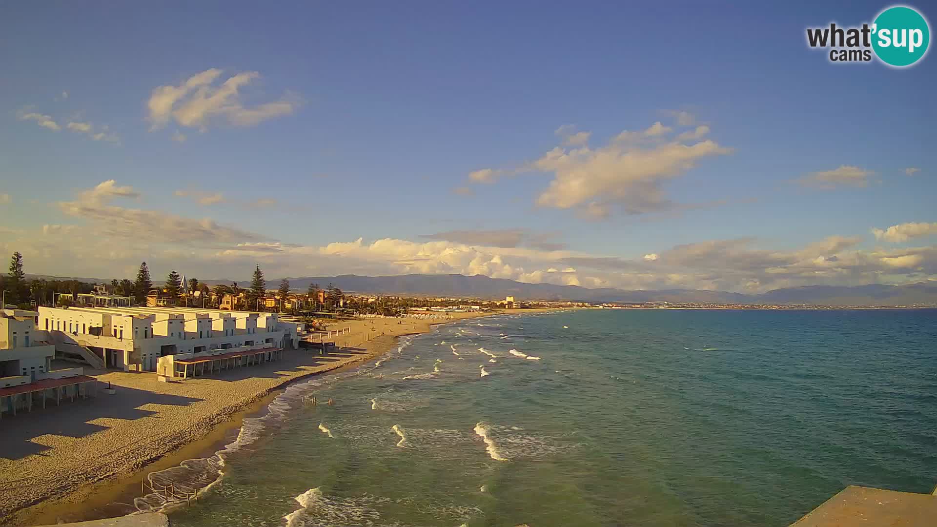 Live Webcam Golfo di Cagliari – Spiaggia del Poetto – Sardegna