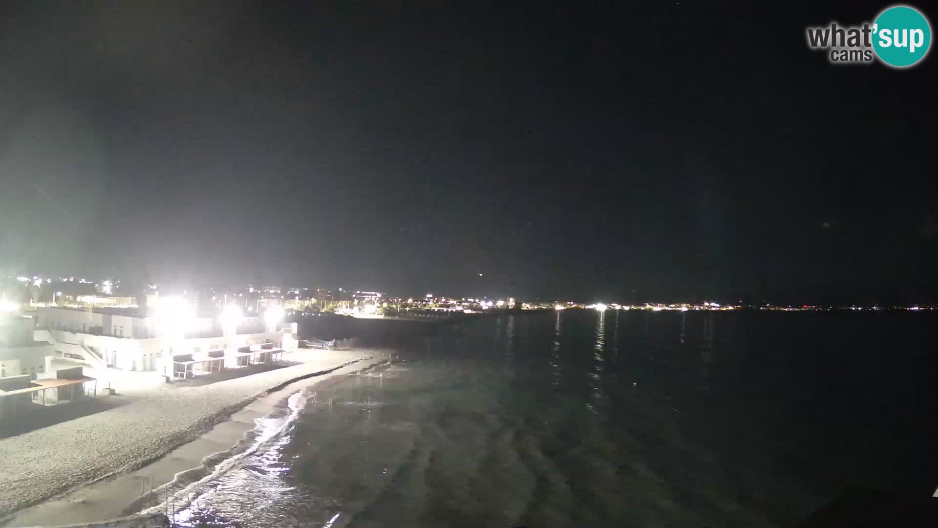 Web kamera uživo Cagliarski zaljev – plaža Poetto – Sardinija