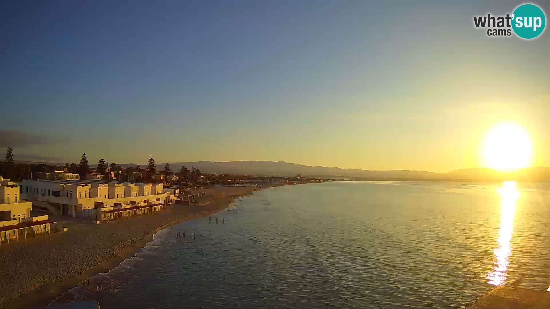 Live Webcam Gulf of Cagliari – Poetto beach – Sardinia