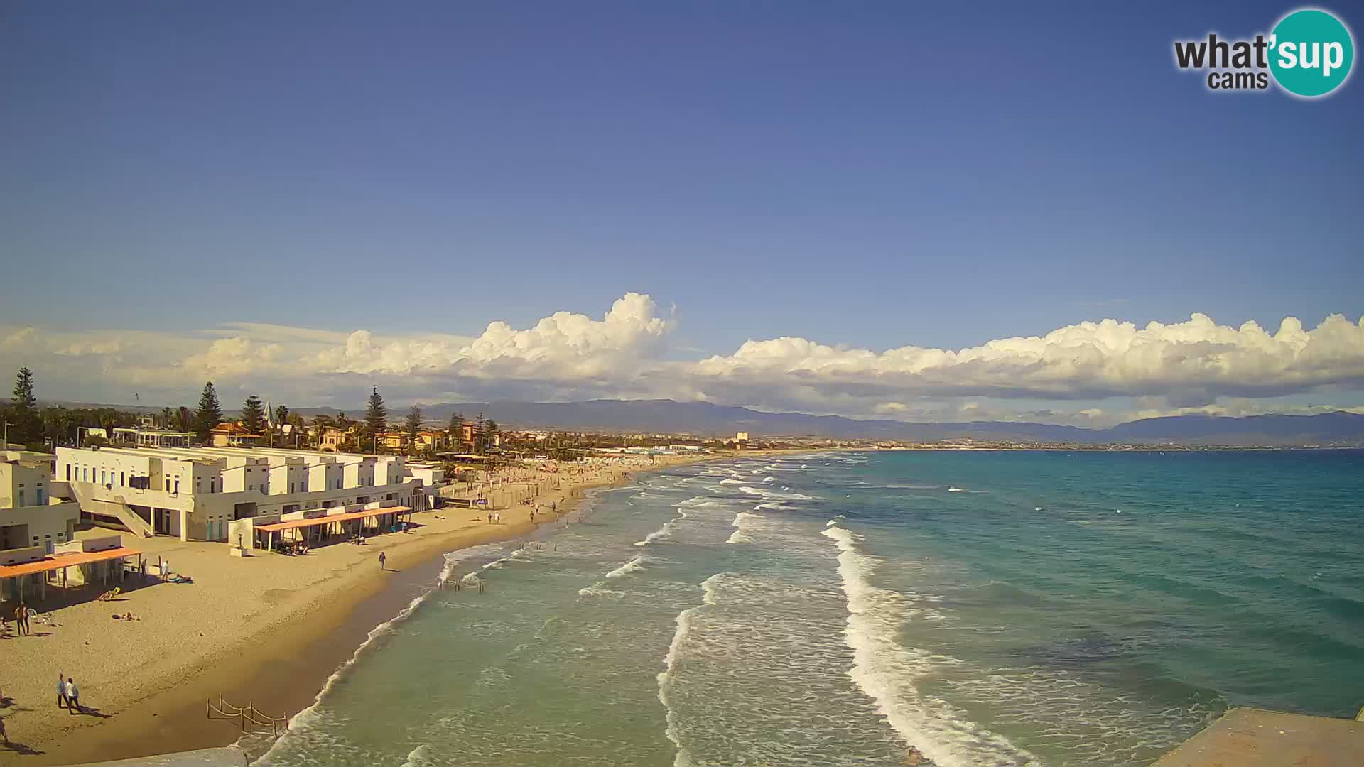 Live Webcam Gulf of Cagliari – Poetto beach – Sardinia