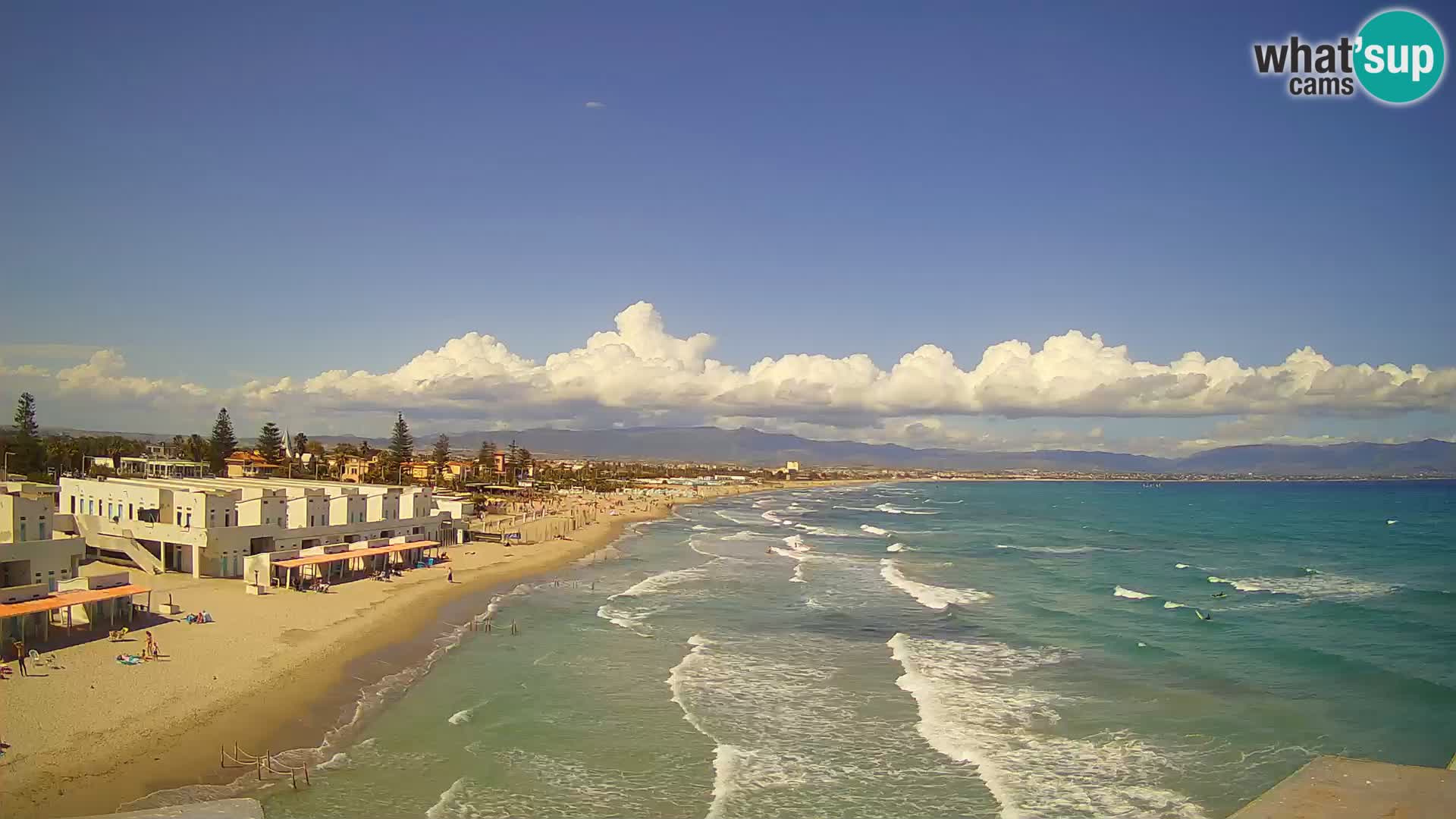 Live Webcam Gulf of Cagliari – Poetto beach – Sardinia