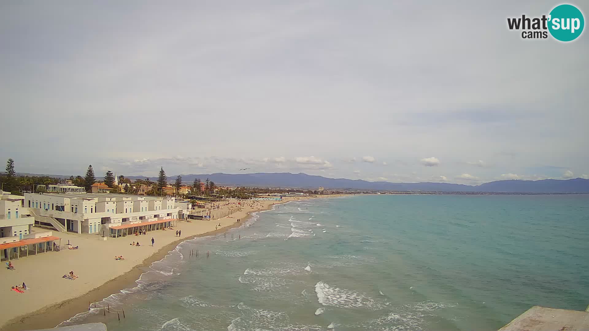 Live Webcam Golf von Cagliari – Strand Poetto – Sardinien