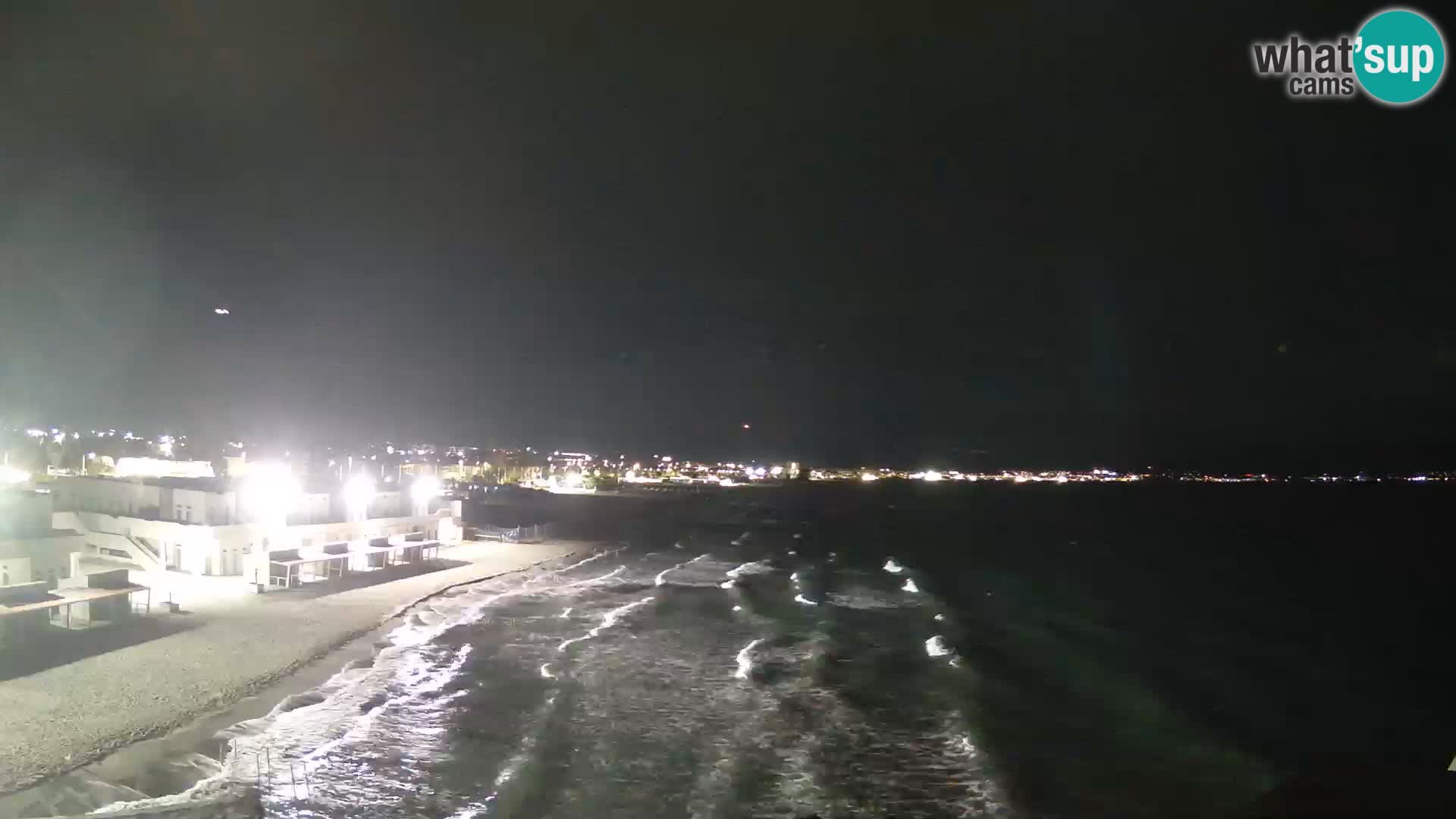 Camera en vivo Golfo de Cagliari – Playa del Poetto – Cerdeña