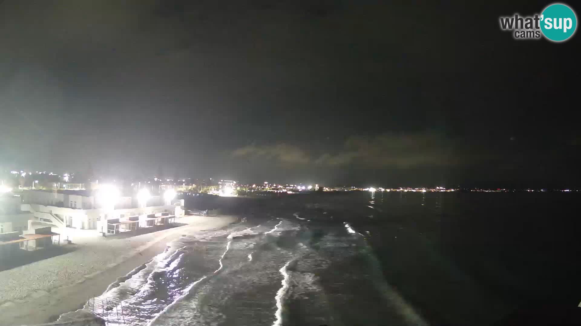 Camera en vivo Golfo de Cagliari – Playa del Poetto – Cerdeña