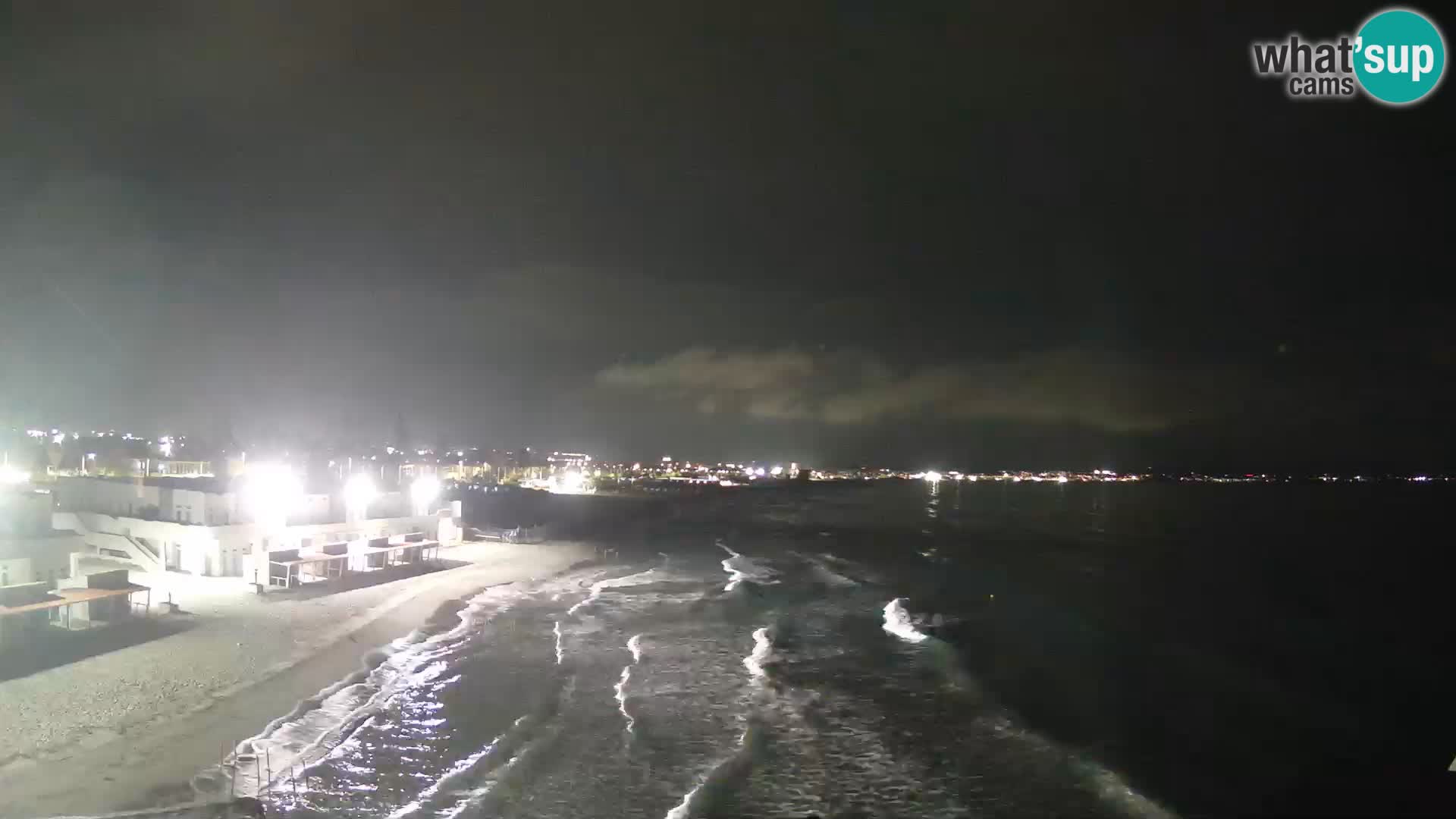 Webcam en direct Golfe de Cagliari – Plage du Poetto – Sardaigne