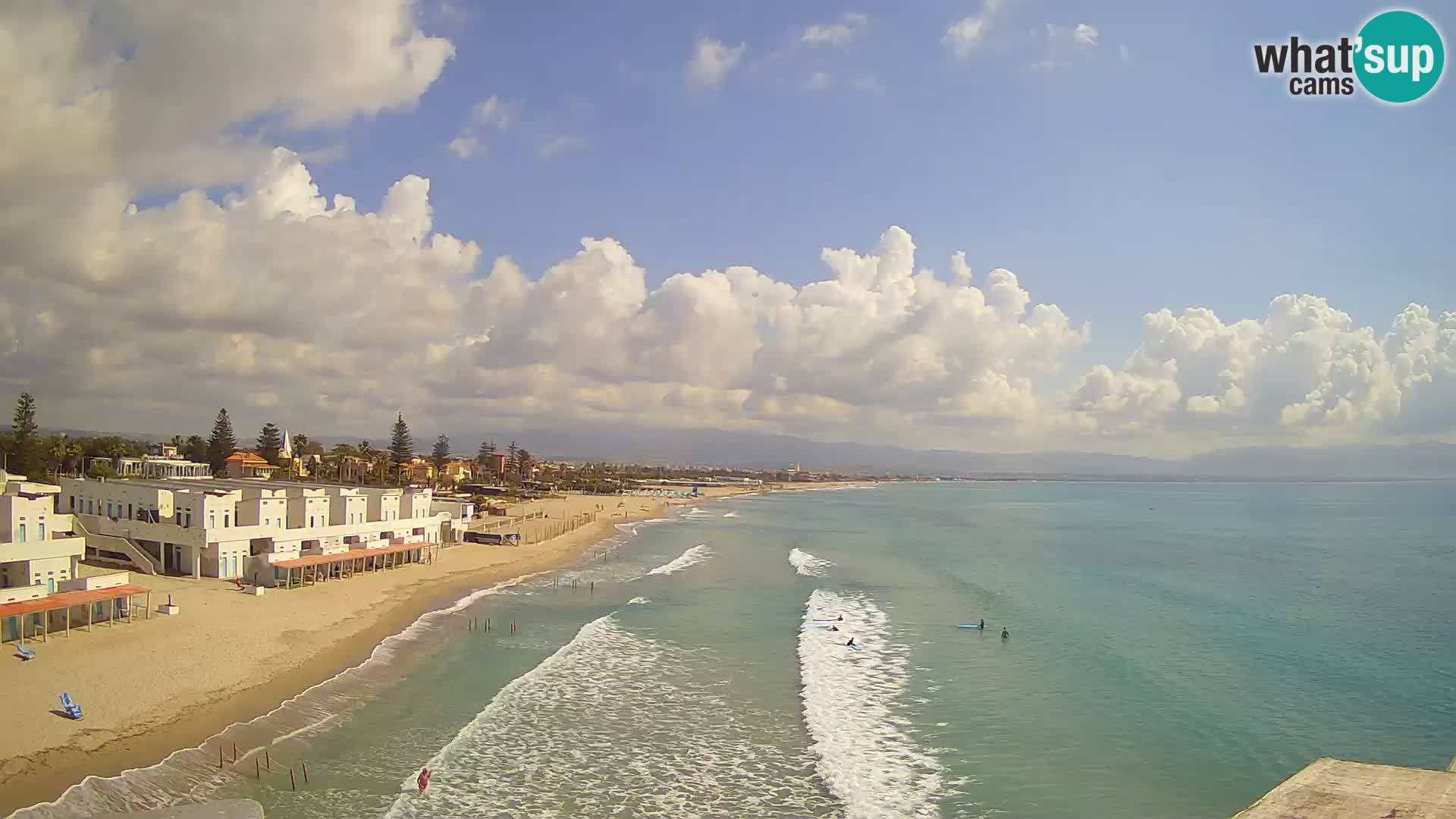 Live Webcam Golfo di Cagliari – Spiaggia del Poetto – Sardegna