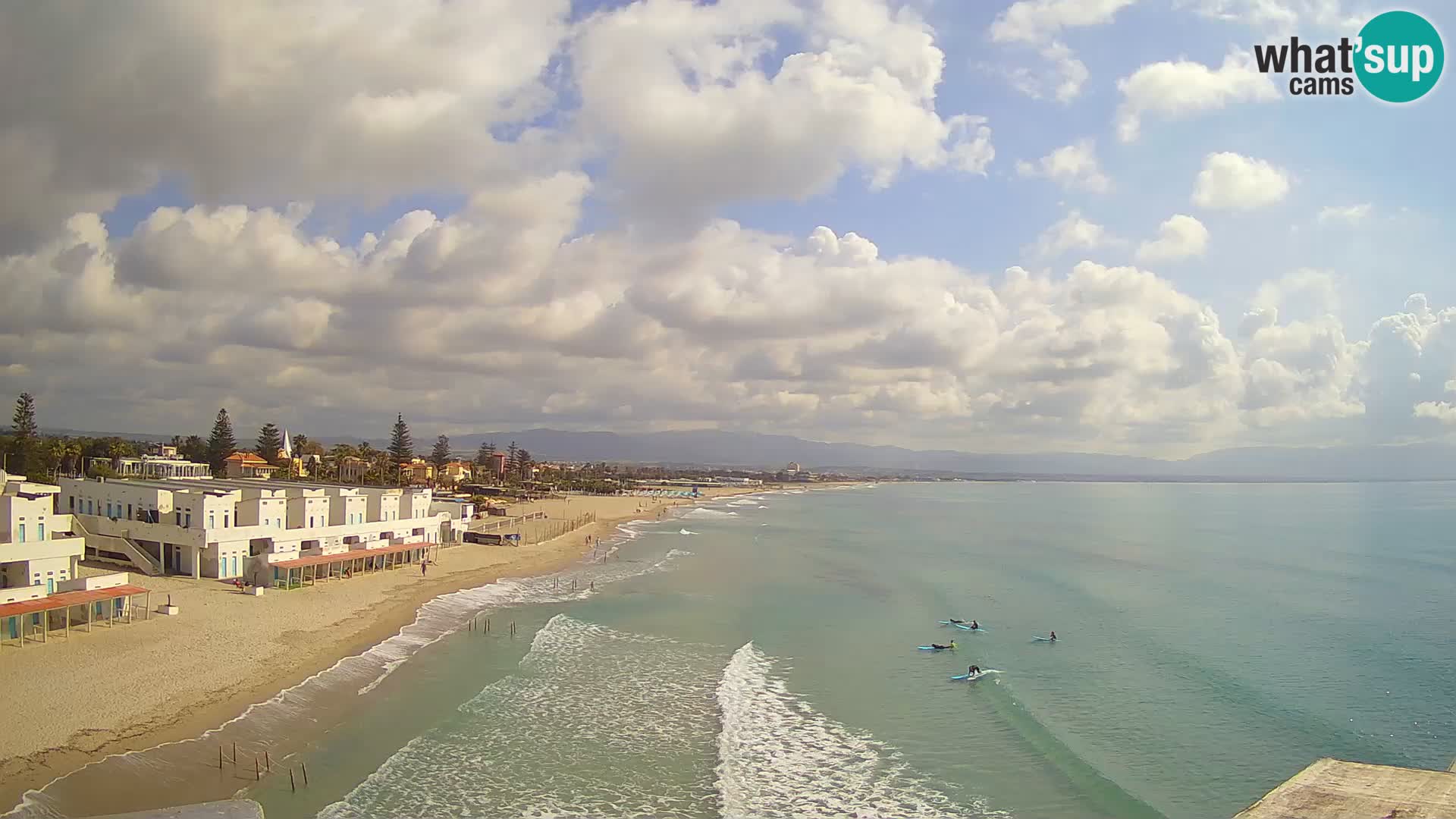 Live Webcam Golfo di Cagliari – Spiaggia del Poetto – Sardegna