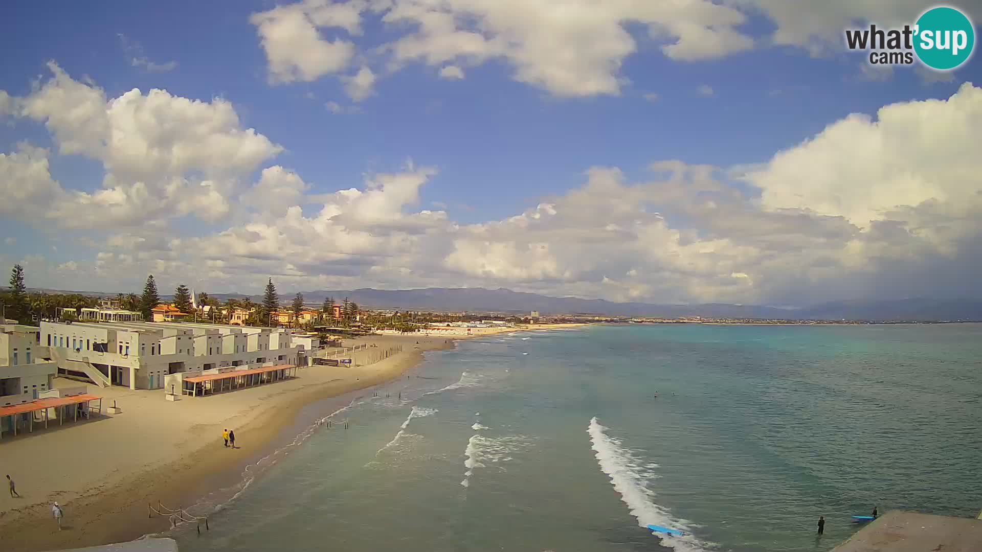 Live Webcam Gulf of Cagliari – Poetto beach – Sardinia