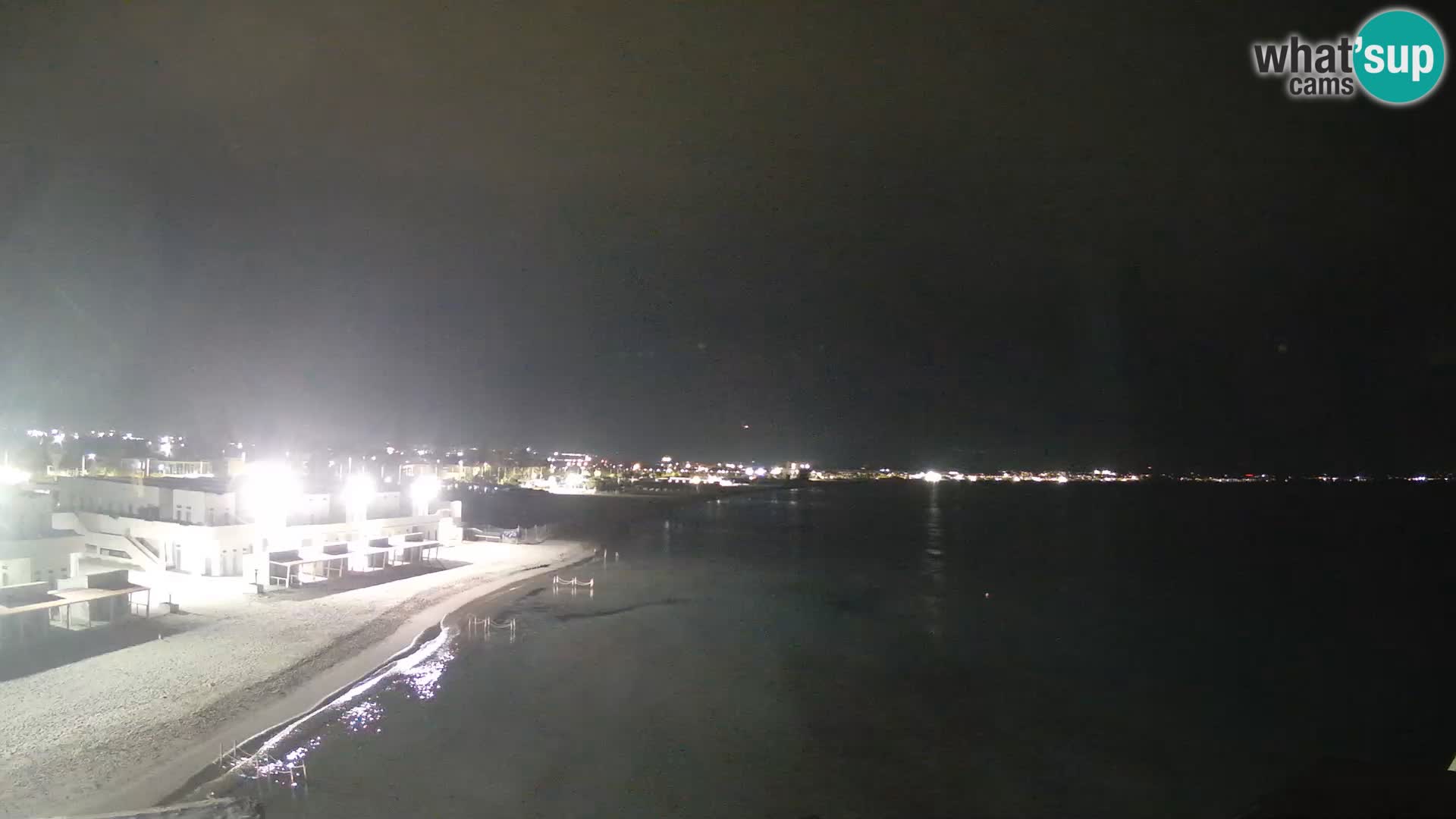 Web kamera uživo Cagliarski zaljev – plaža Poetto – Sardinija