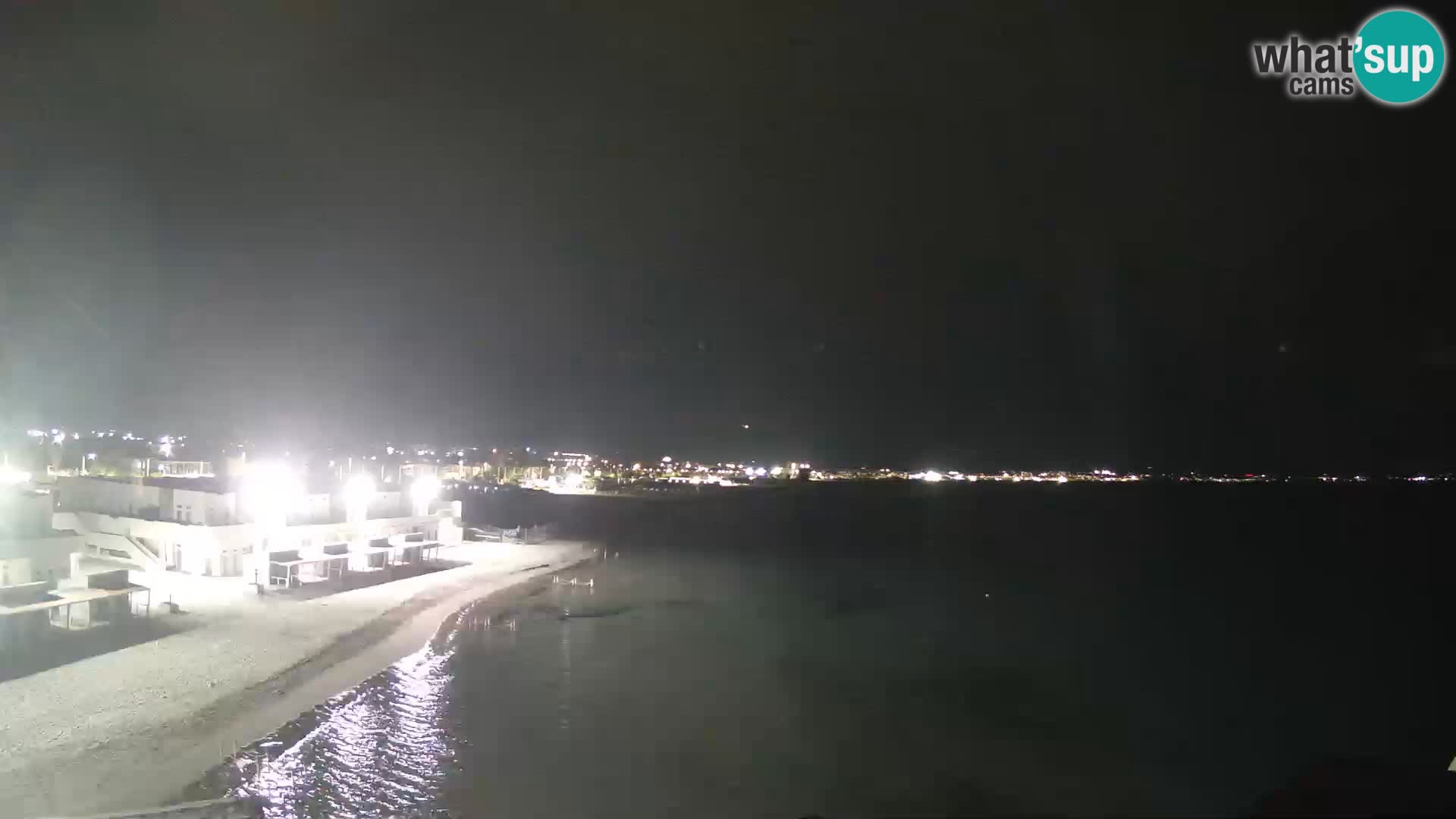 Spletna kamera v živo Cagliarski zaliv – plaža Poetto – Sardinija