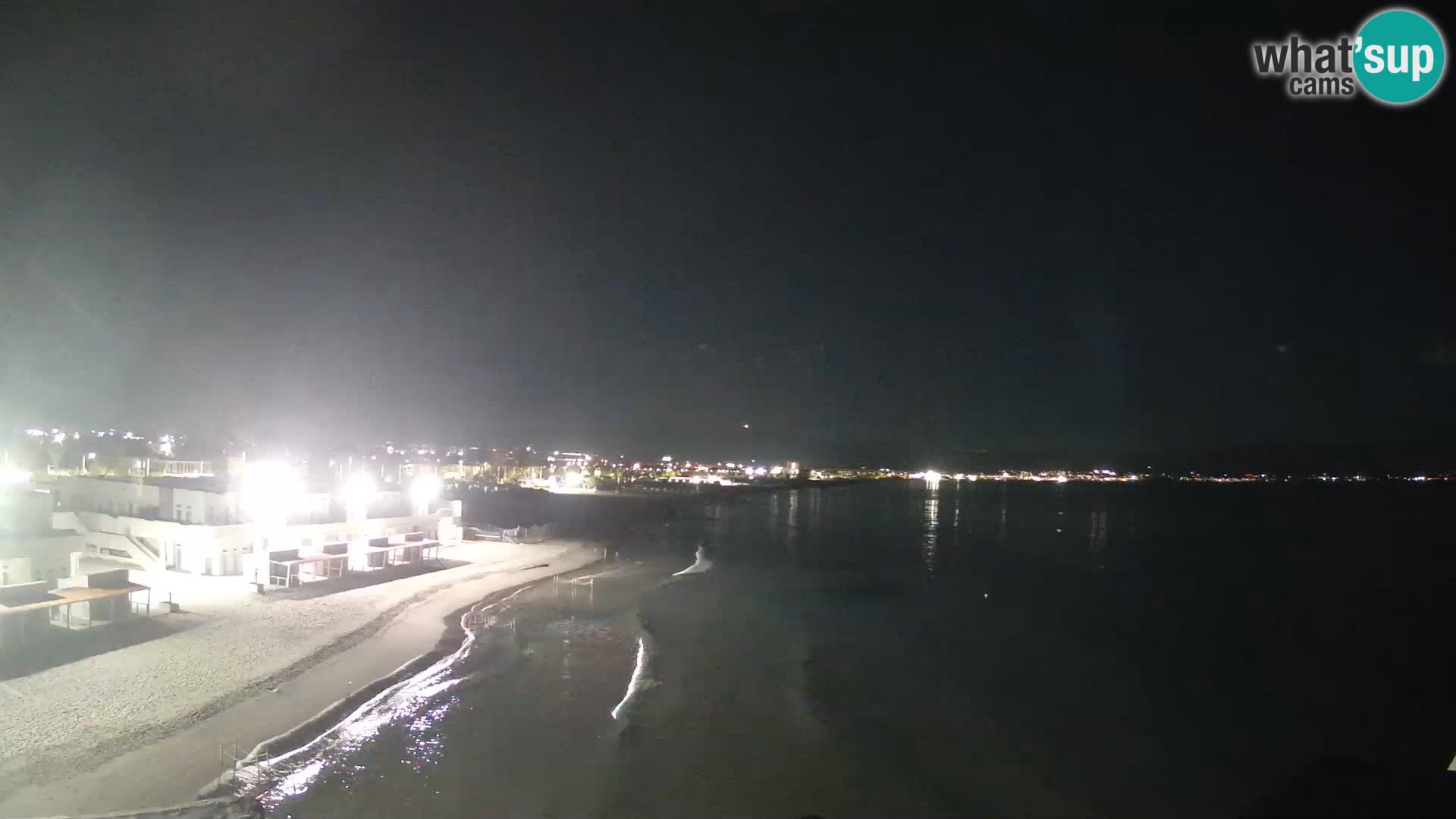 Camera en vivo Golfo de Cagliari – Playa del Poetto – Cerdeña