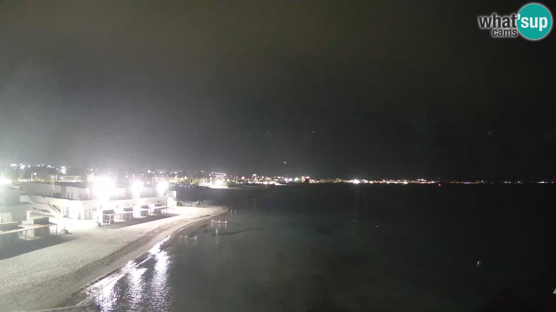 Webcam en direct Golfe de Cagliari – Plage du Poetto – Sardaigne