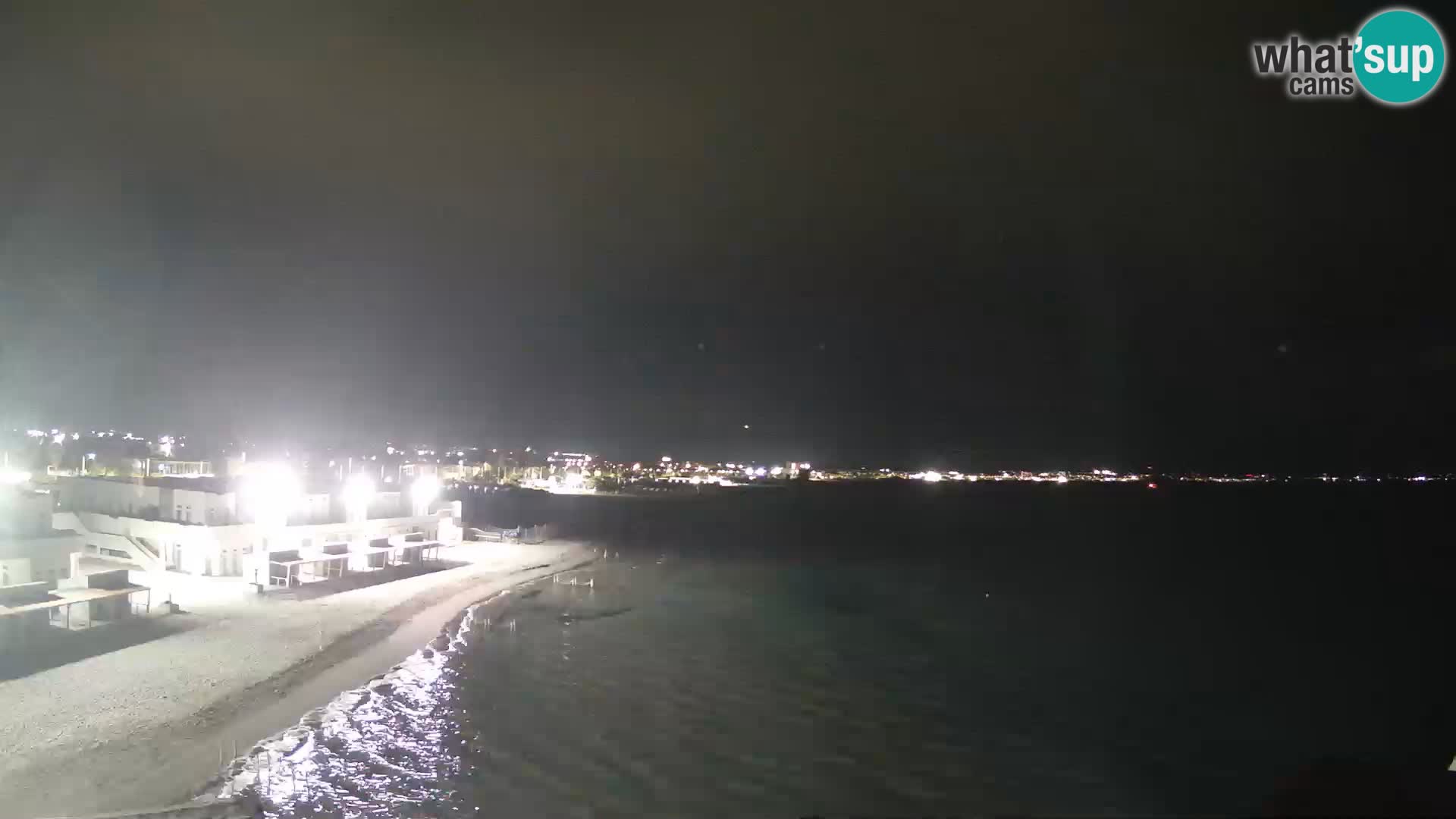 Web kamera uživo Cagliarski zaljev – plaža Poetto – Sardinija