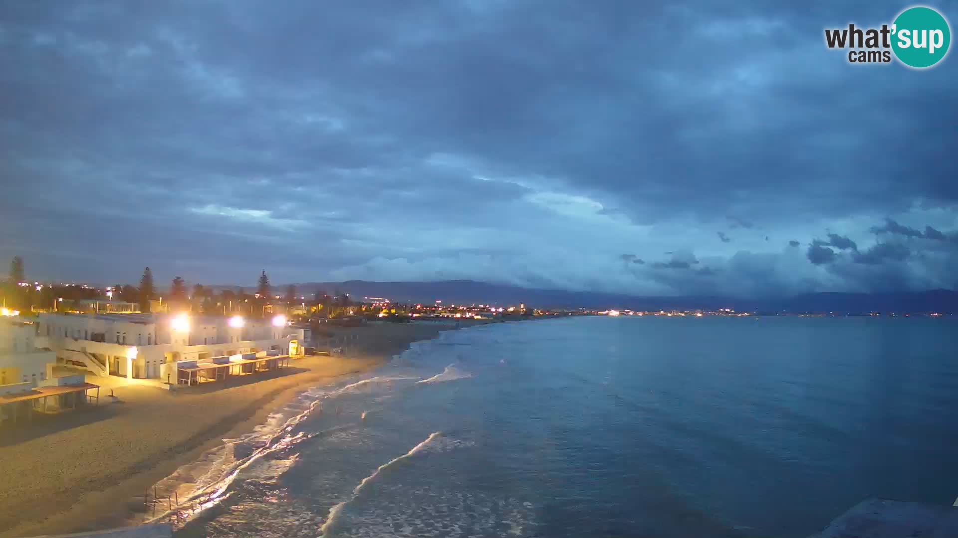 Web kamera uživo Cagliarski zaljev – plaža Poetto – Sardinija