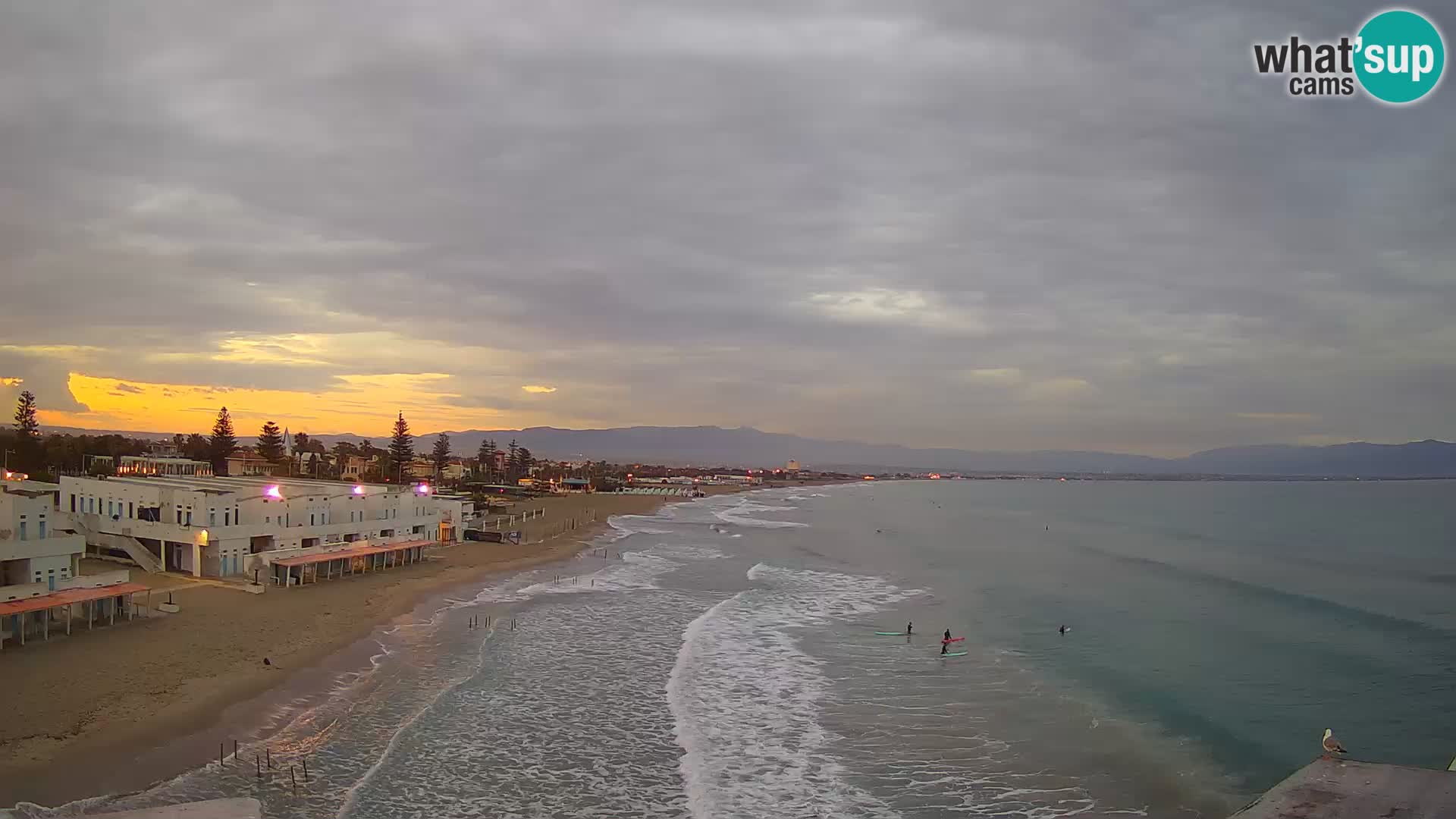 Live Webcam Golfo di Cagliari – Spiaggia del Poetto – Sardegna