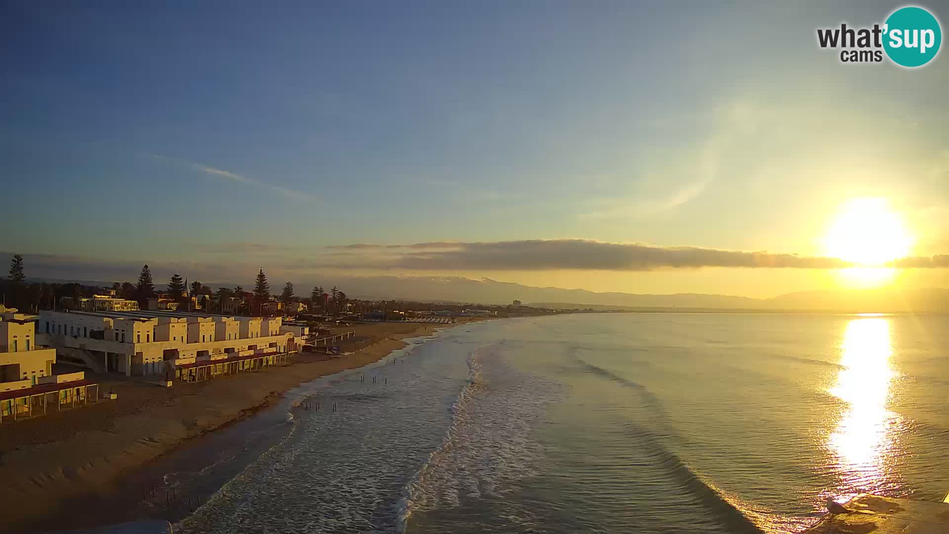 Live Webcam Golfo di Cagliari – Spiaggia del Poetto – Sardegna