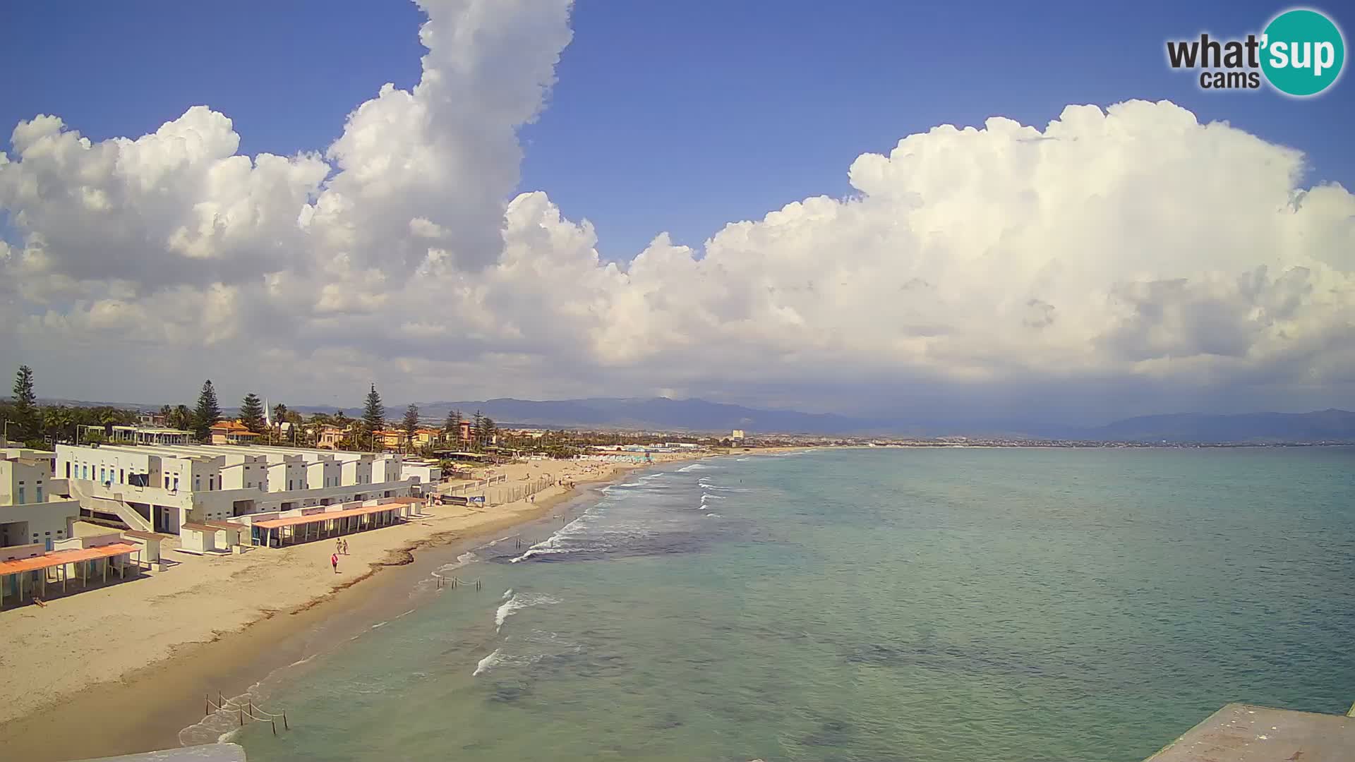 Live Webcam Golf von Cagliari – Strand Poetto – Sardinien