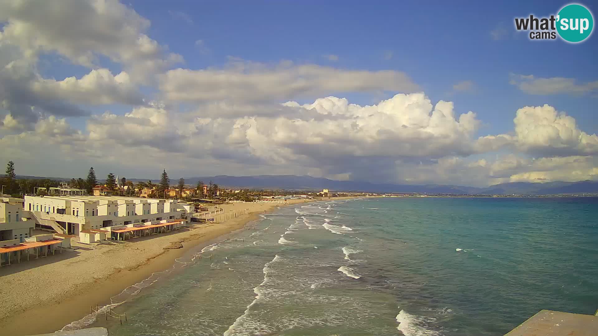 Live Webcam Golfo di Cagliari – Spiaggia del Poetto – Sardegna