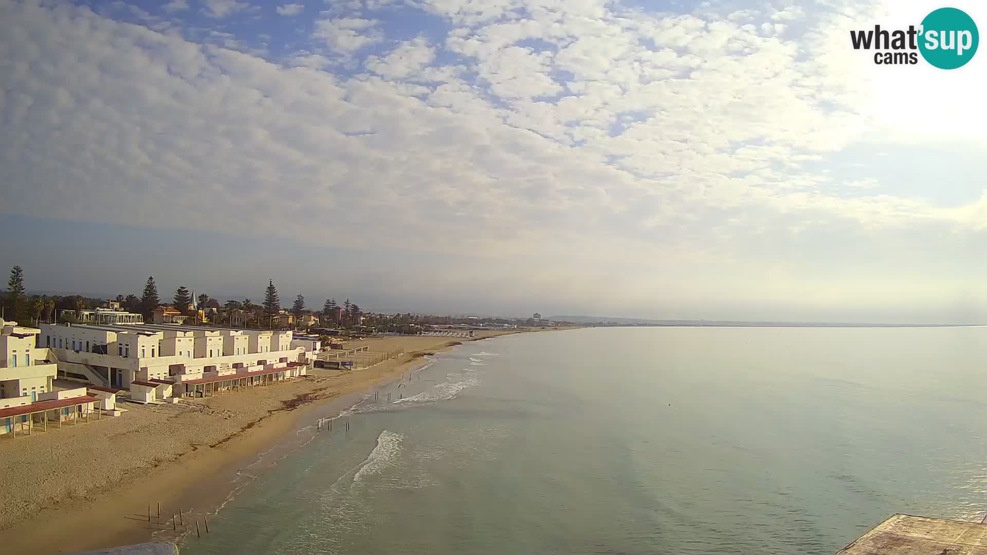 Webcam en direct Golfe de Cagliari – Plage du Poetto – Sardaigne
