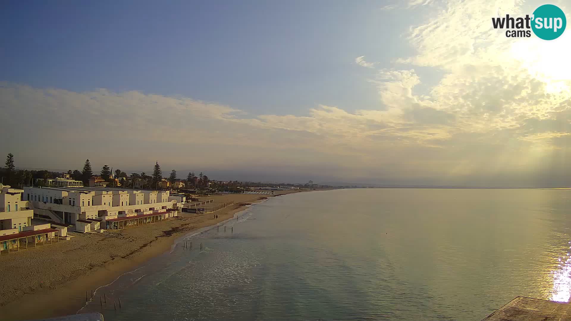 Web kamera uživo Cagliarski zaljev – plaža Poetto – Sardinija
