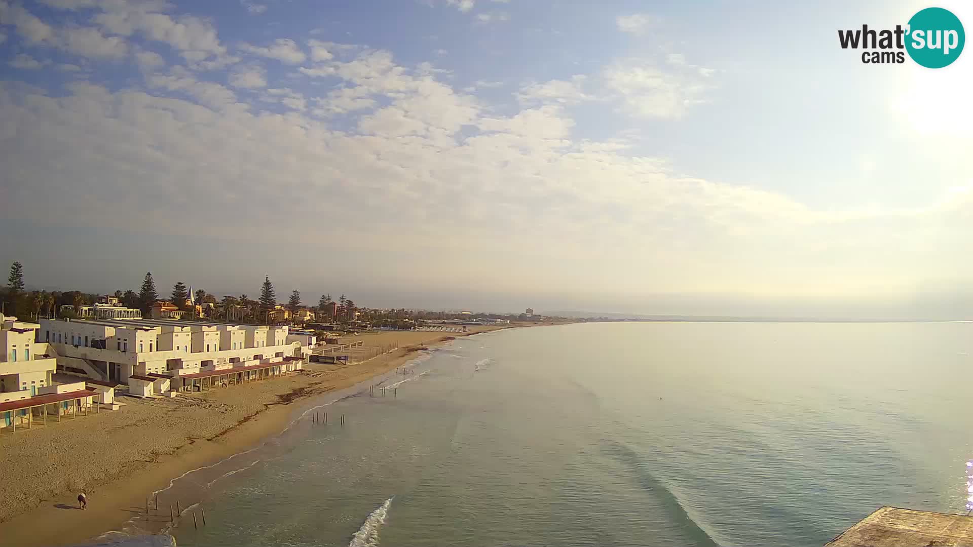 Camera en vivo Golfo de Cagliari – Playa del Poetto – Cerdeña
