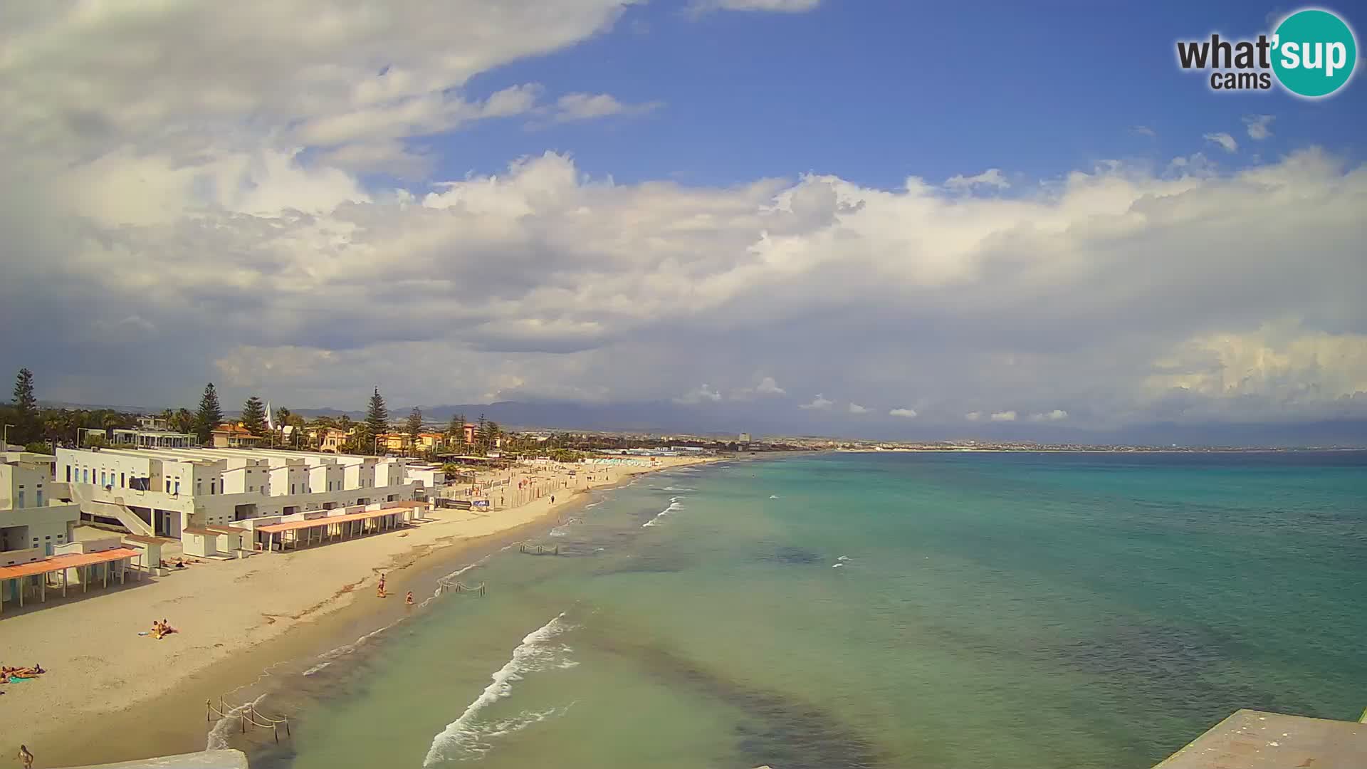 Live Webcam Golf von Cagliari – Strand Poetto – Sardinien