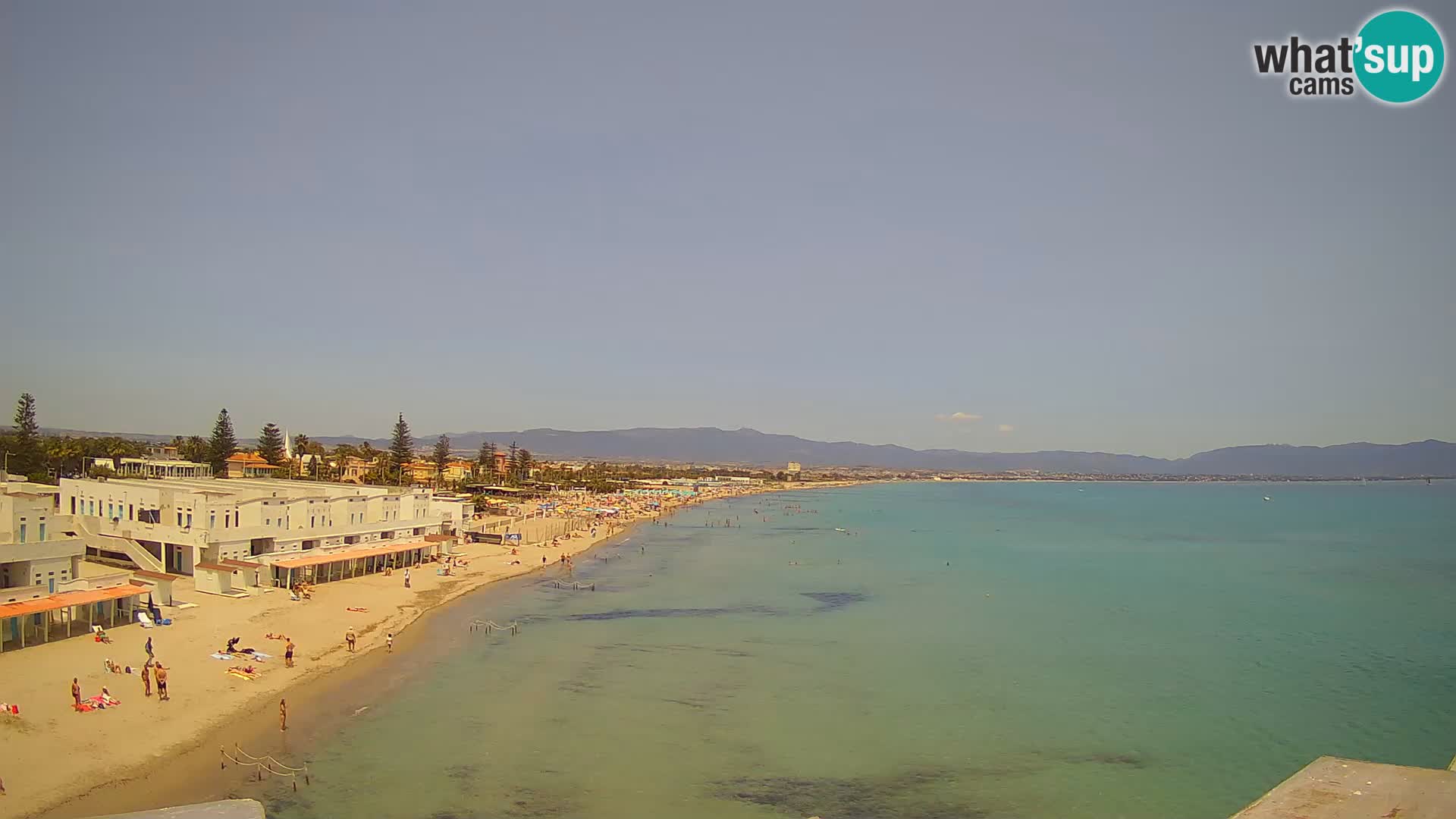 Live Webcam Gulf of Cagliari – Poetto beach – Sardinia