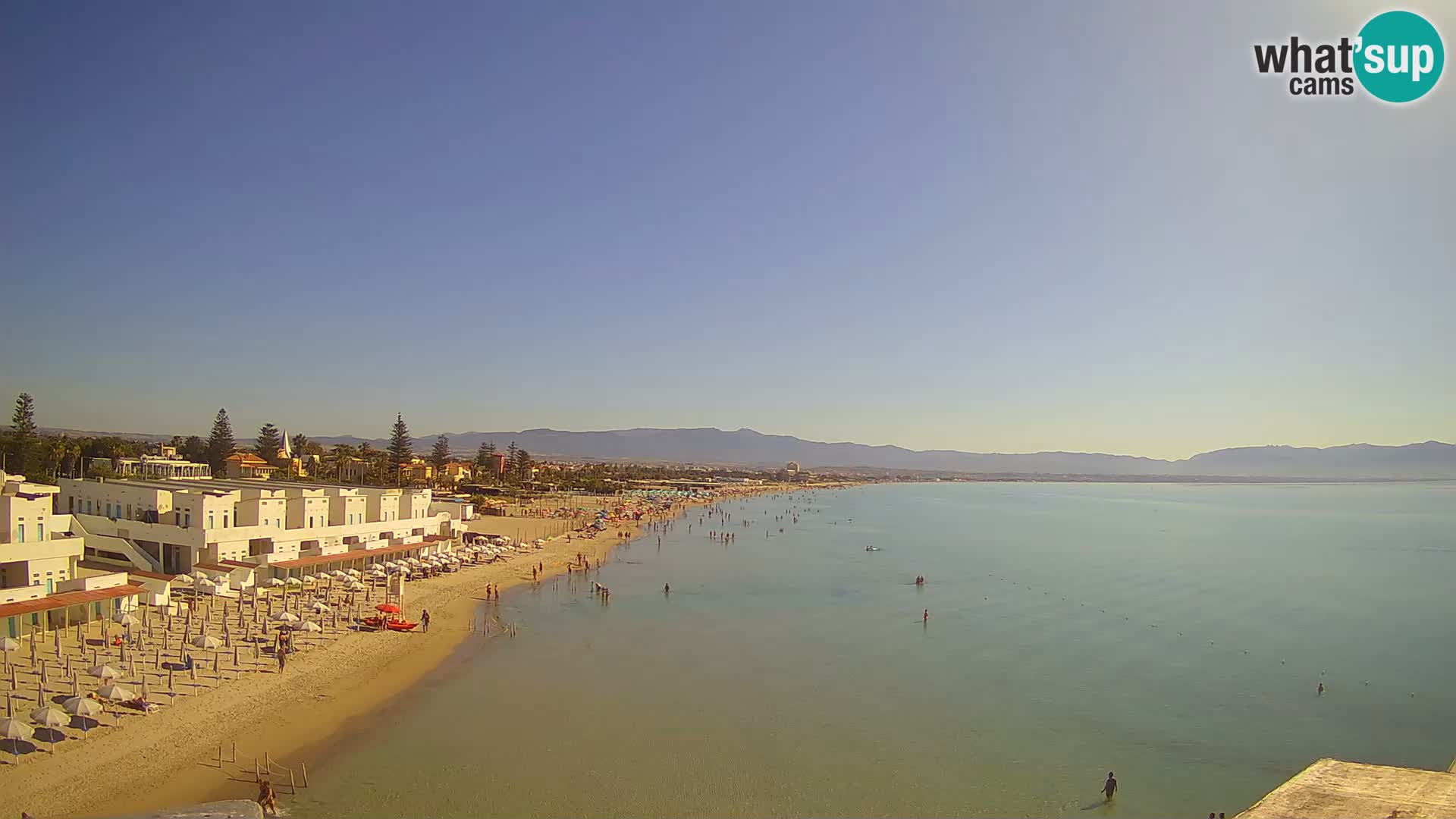 Live Webcam Golfo di Cagliari – Spiaggia del Poetto – Sardegna