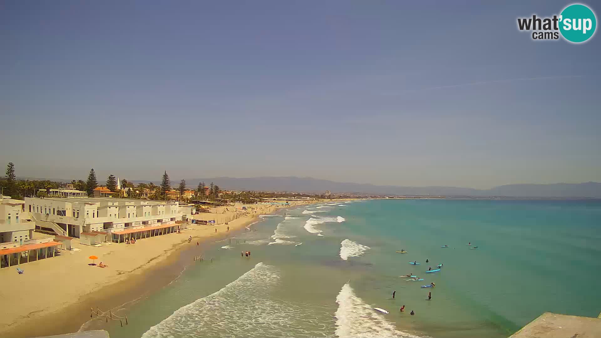 Live Webcam Gulf of Cagliari – Poetto beach – Sardinia