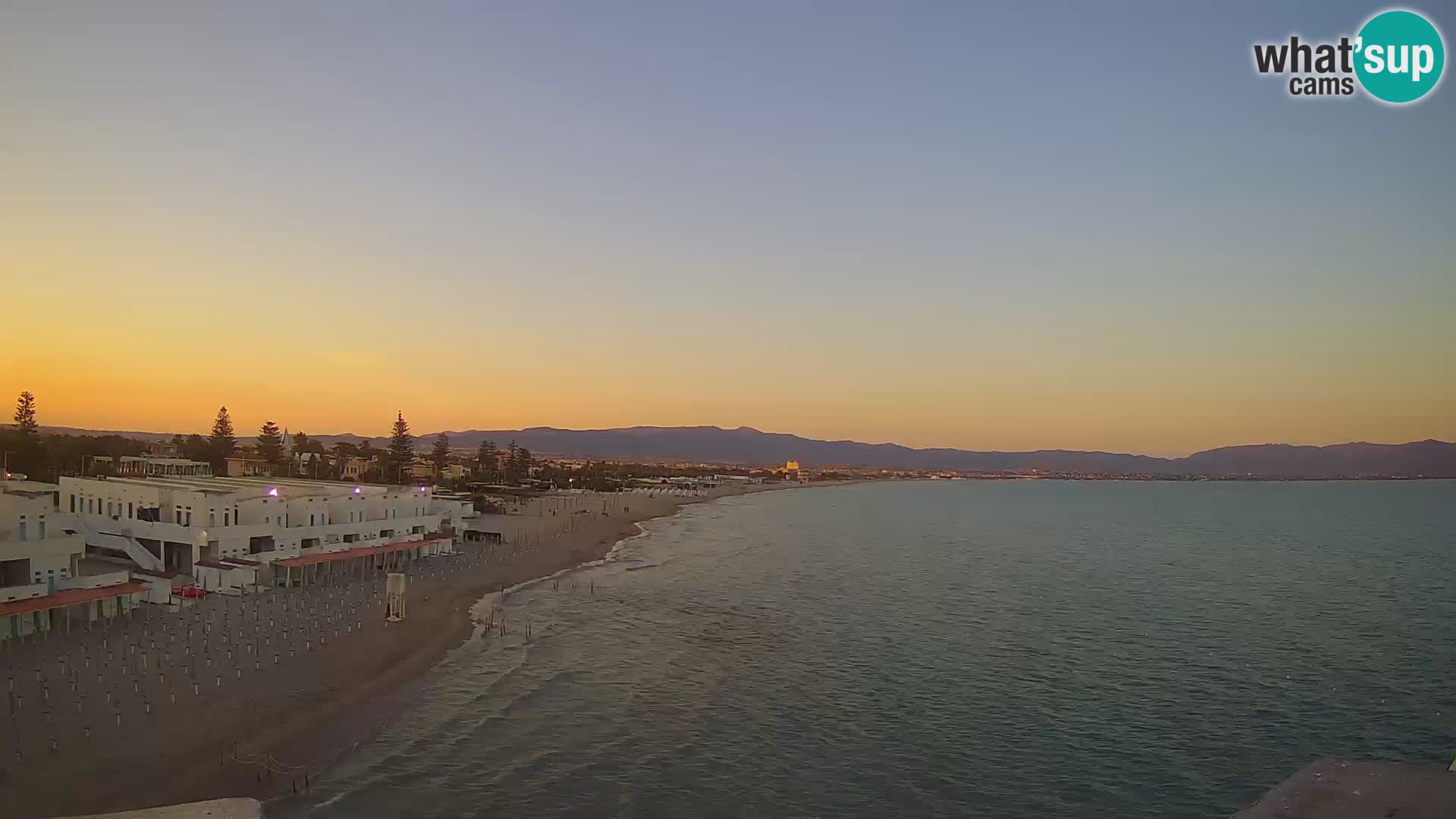 Live Webcam Golfo di Cagliari – Spiaggia del Poetto – Sardegna