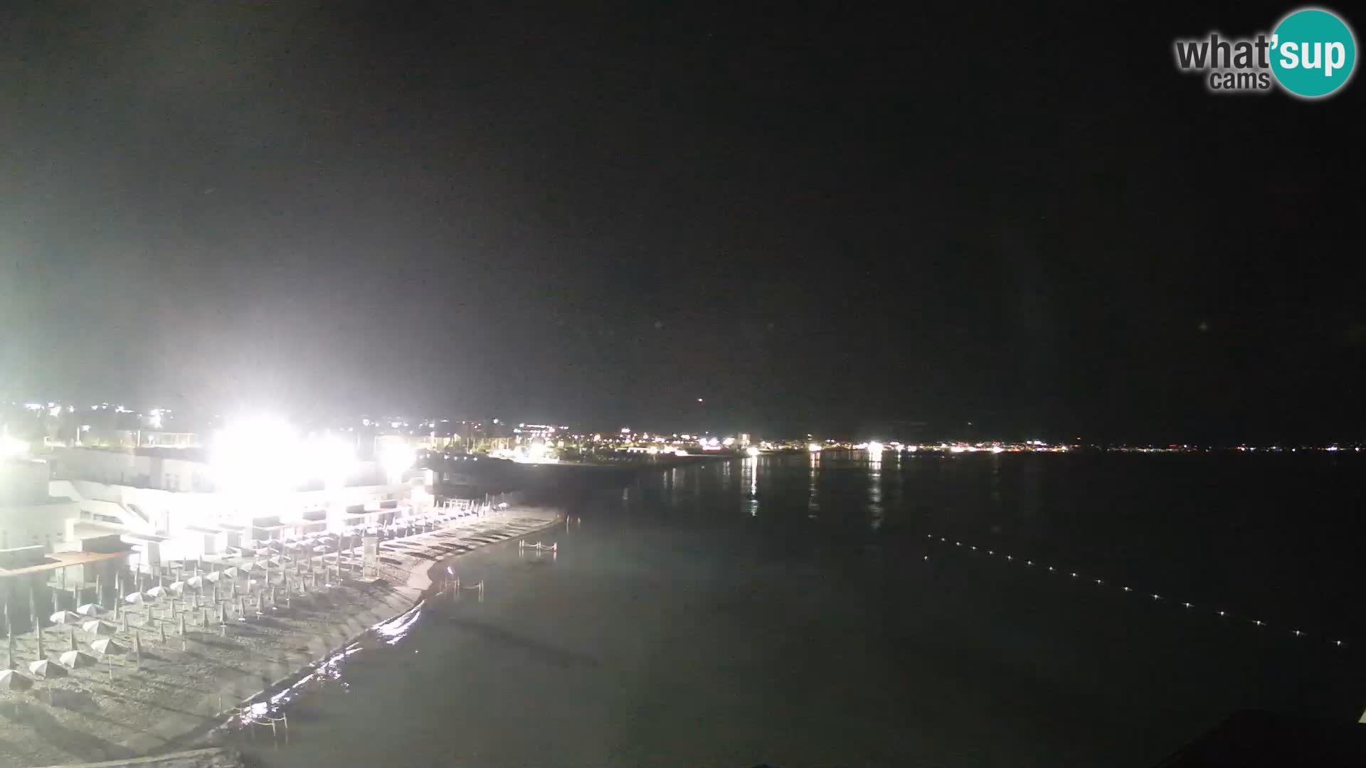 Webcam en direct Golfe de Cagliari – Plage du Poetto – Sardaigne