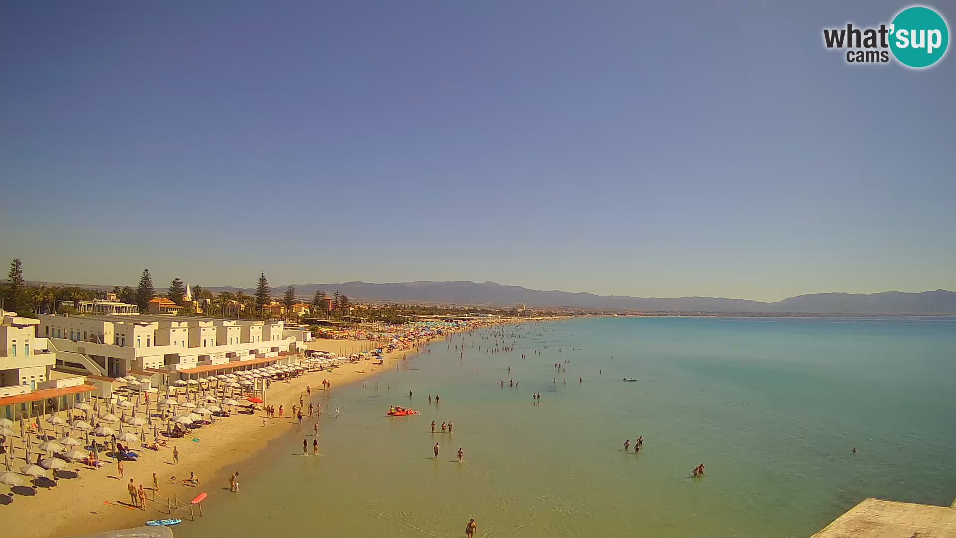 Live Webcam Gulf of Cagliari – Poetto beach – Sardinia