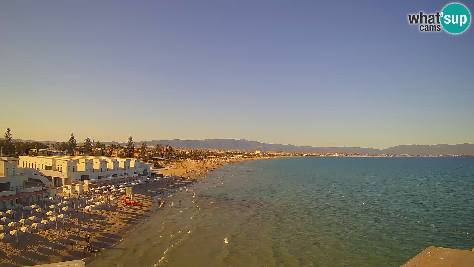 Live Webcam Gulf of Cagliari – Poetto beach – Sardinia