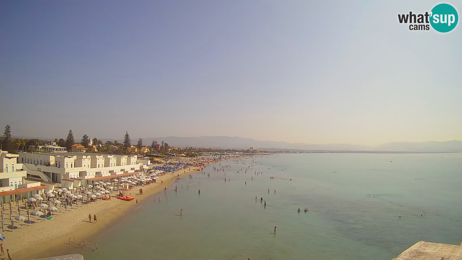 Live Webcam Golfo di Cagliari – Spiaggia del Poetto – Sardegna