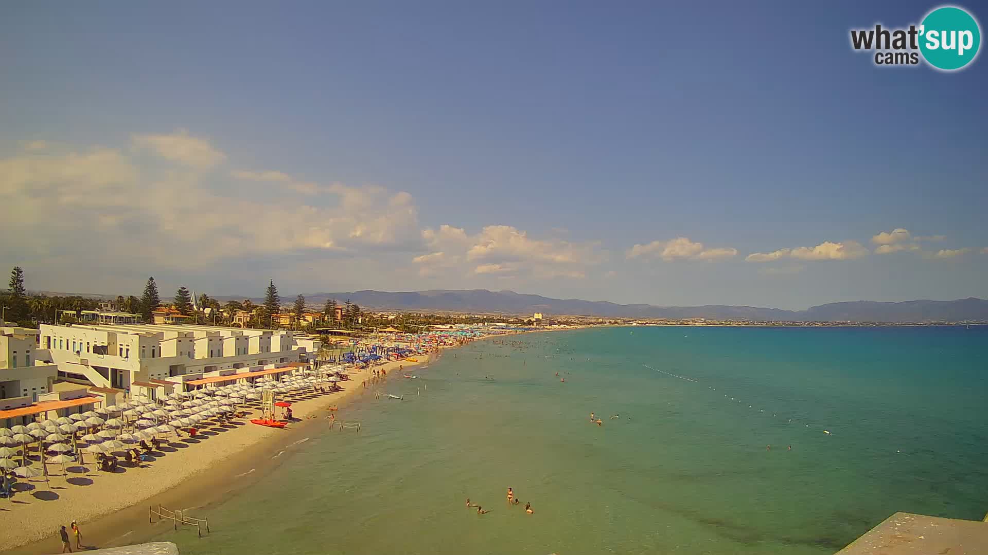 Live Webcam Gulf of Cagliari – Poetto beach – Sardinia