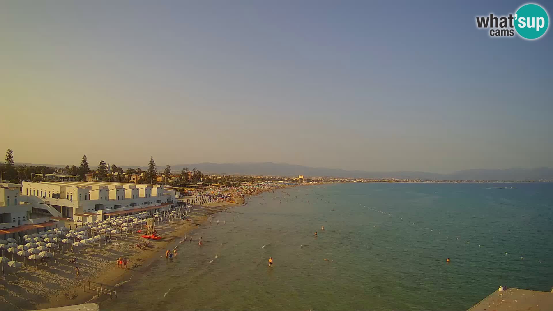 Live Webcam Golfo di Cagliari – Spiaggia del Poetto – Sardegna