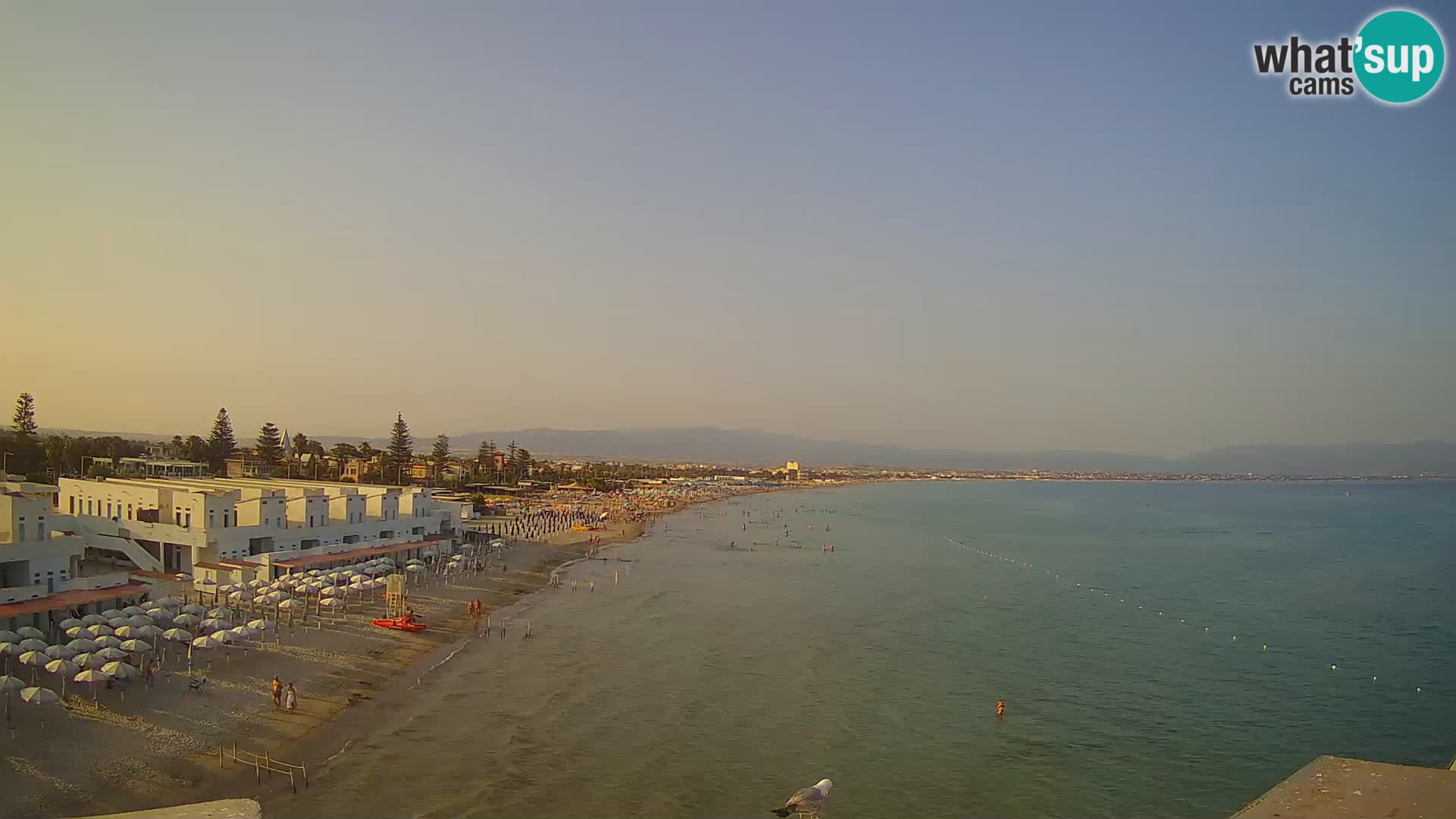 Live Webcam Gulf of Cagliari – Poetto beach – Sardinia