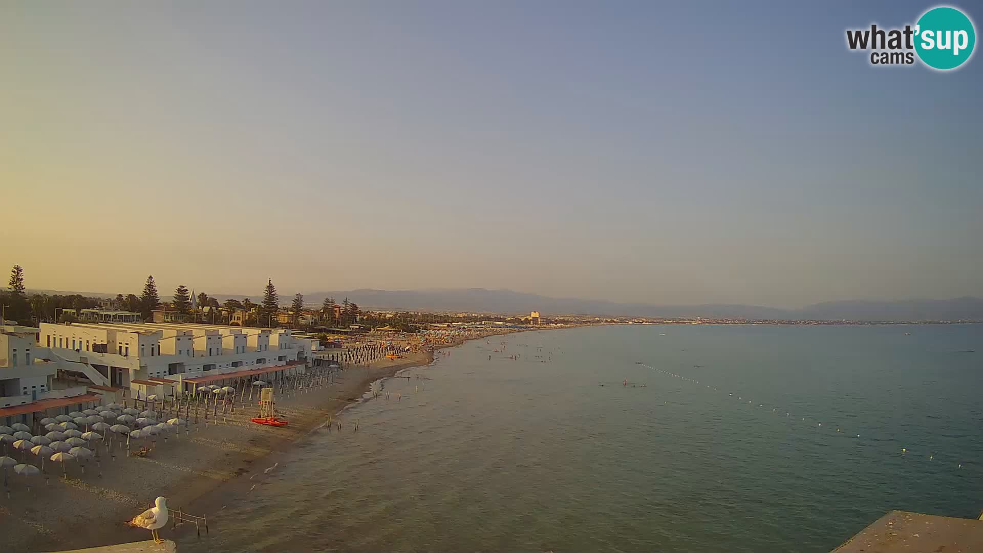 Live Webcam Gulf of Cagliari – Poetto beach – Sardinia