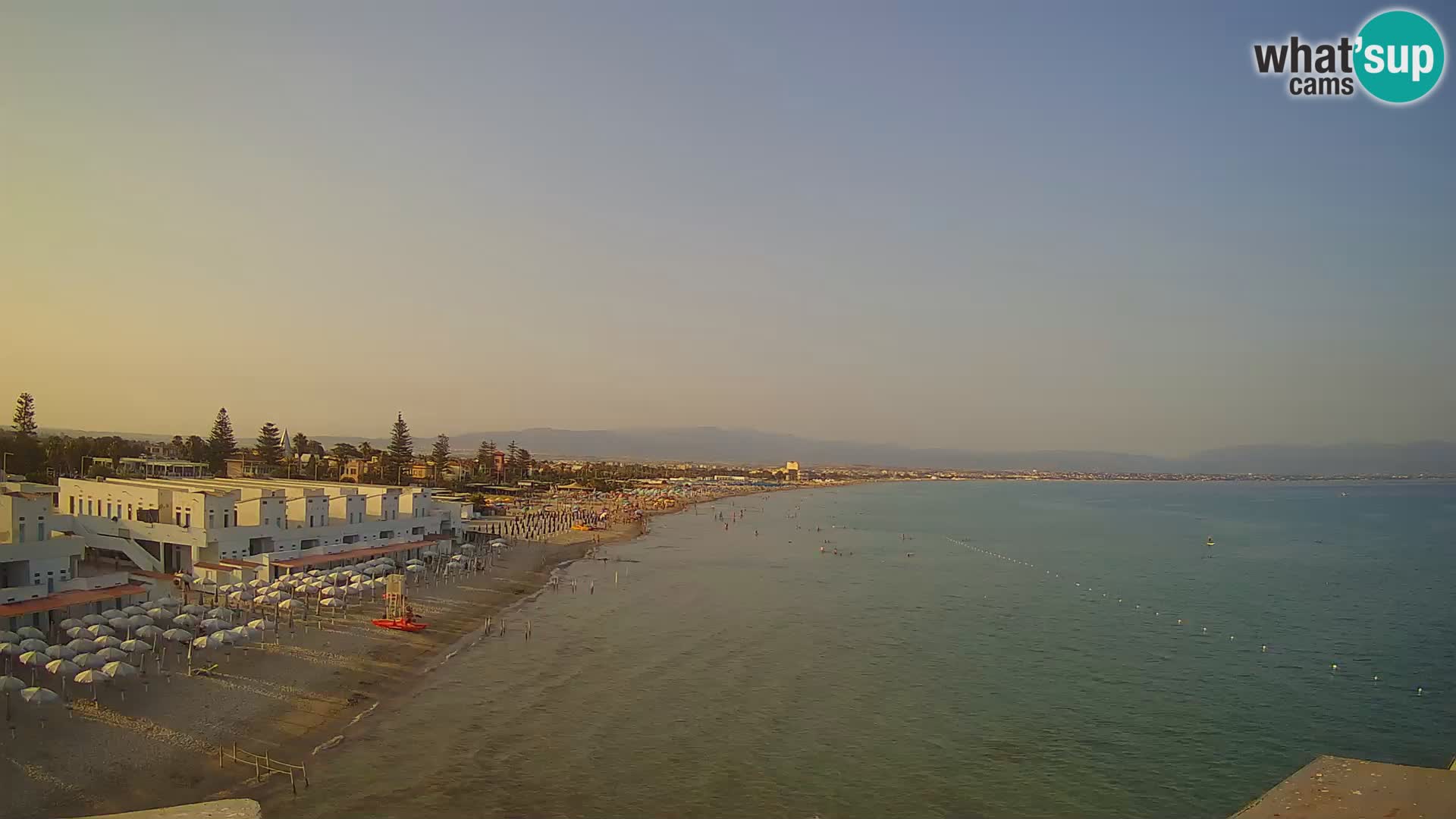 Live Webcam Gulf of Cagliari – Poetto beach – Sardinia