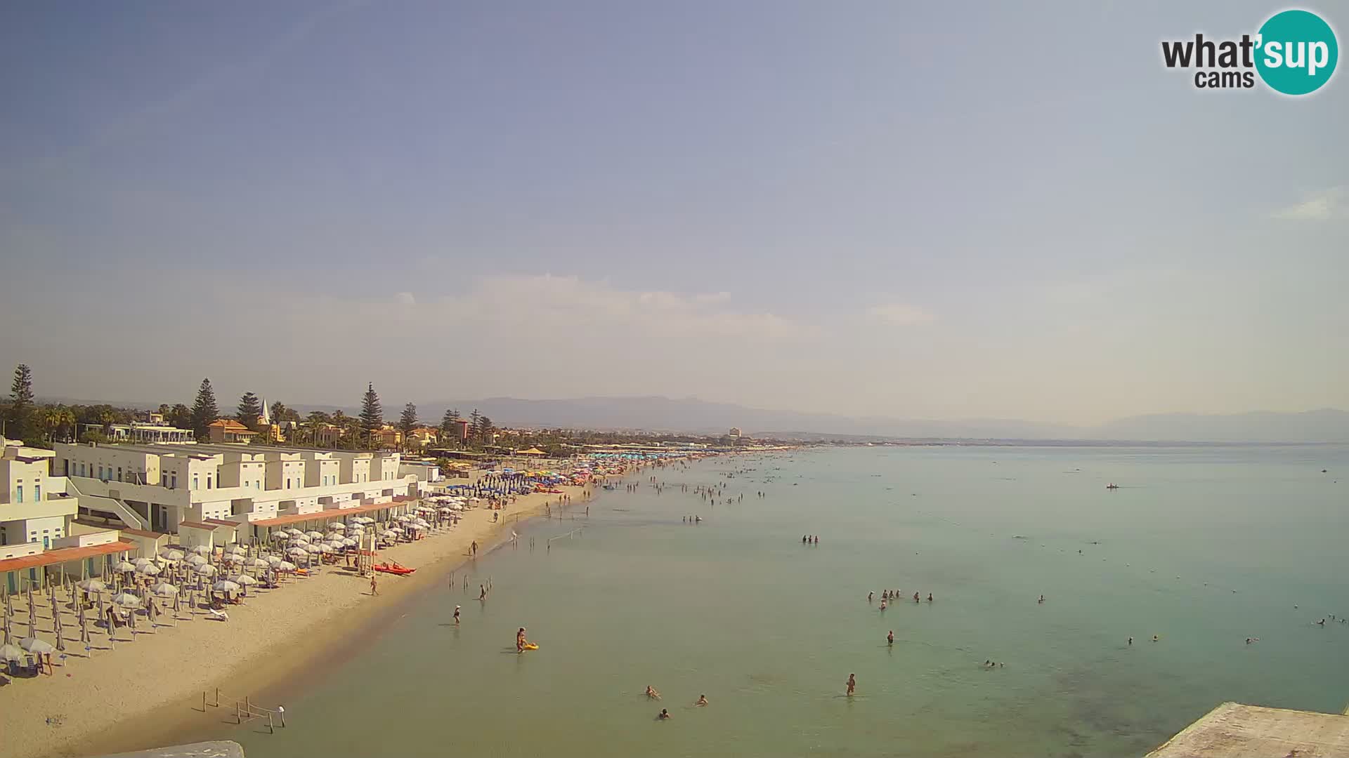 Live Webcam Golfo di Cagliari – Spiaggia del Poetto – Sardegna