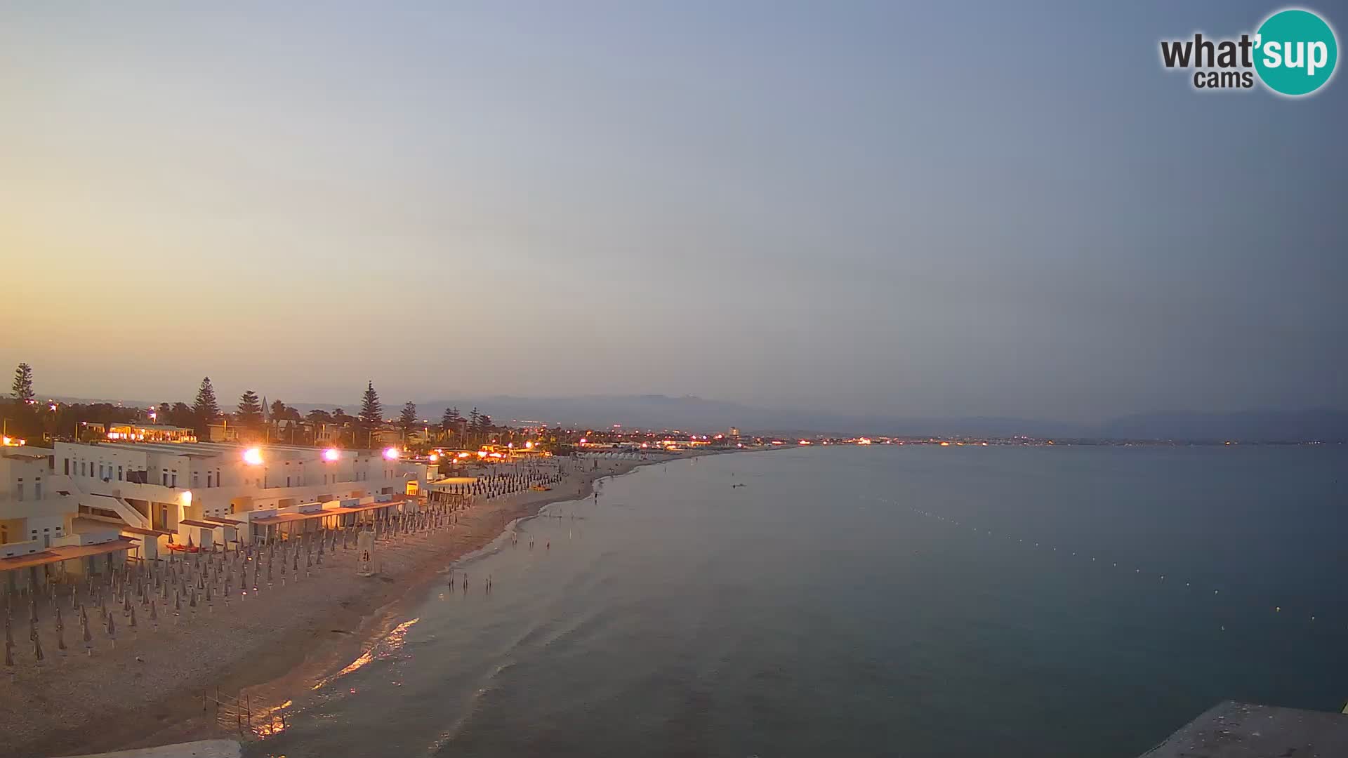 Live Webcam Golfo di Cagliari – Spiaggia del Poetto – Sardegna