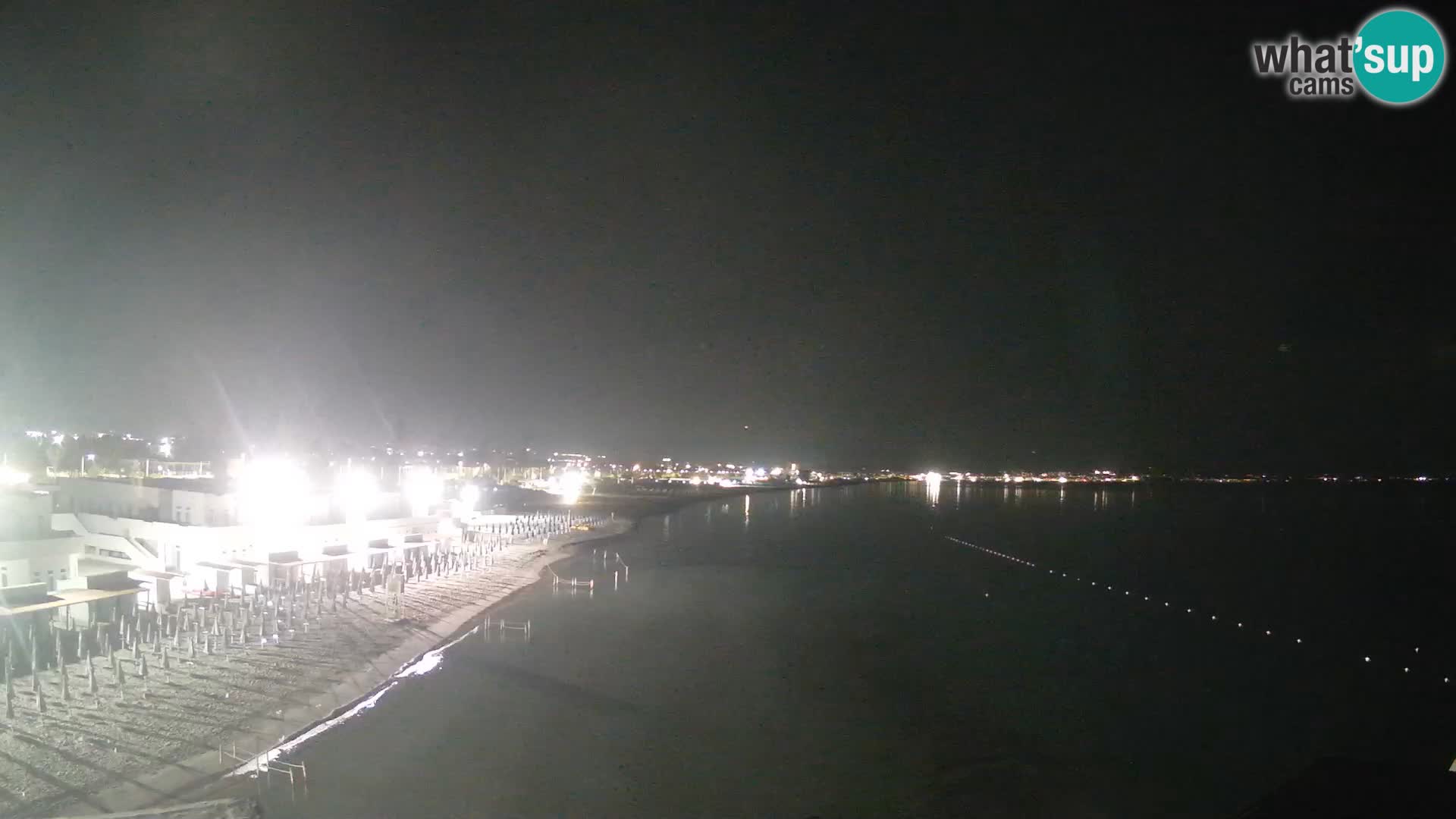 Webcam en direct Golfe de Cagliari – Plage du Poetto – Sardaigne