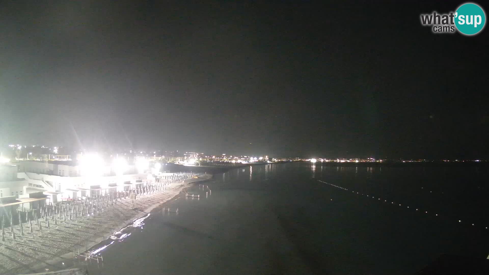 Webcam en direct Golfe de Cagliari – Plage du Poetto – Sardaigne