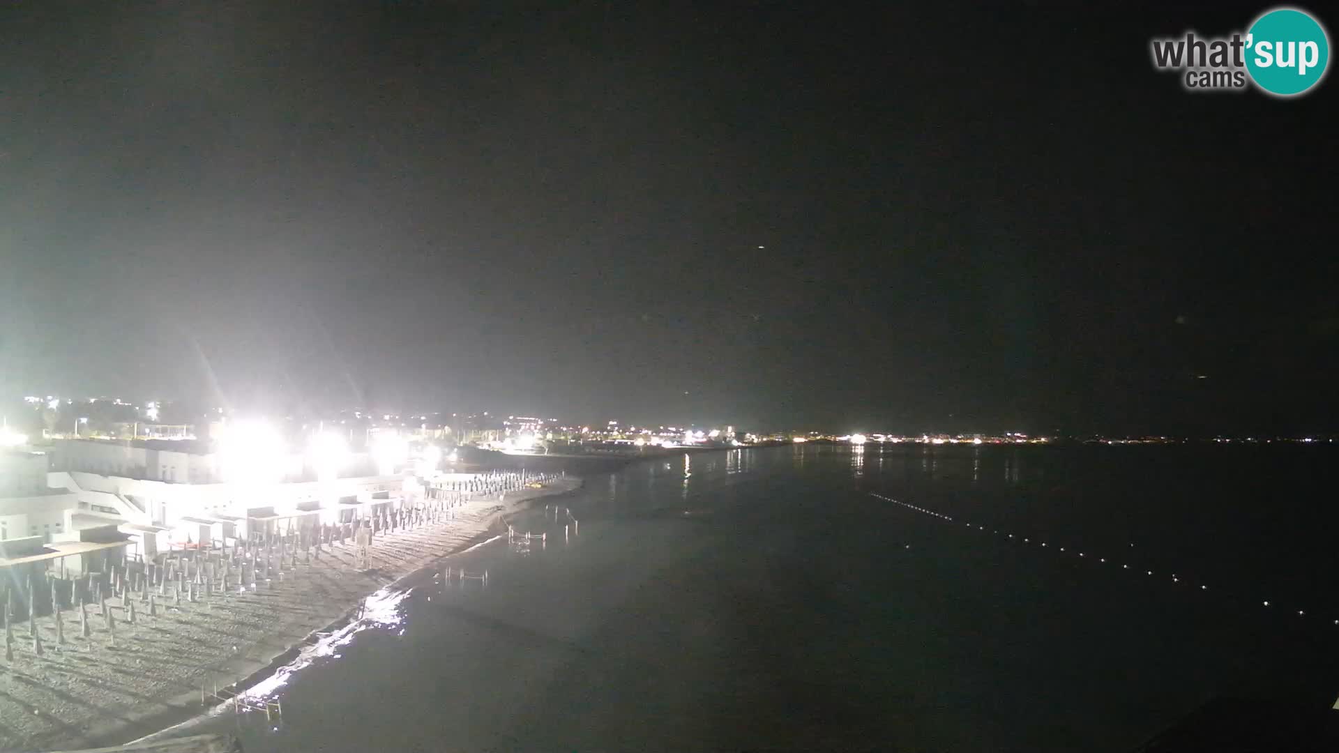 Webcam en direct Golfe de Cagliari – Plage du Poetto – Sardaigne