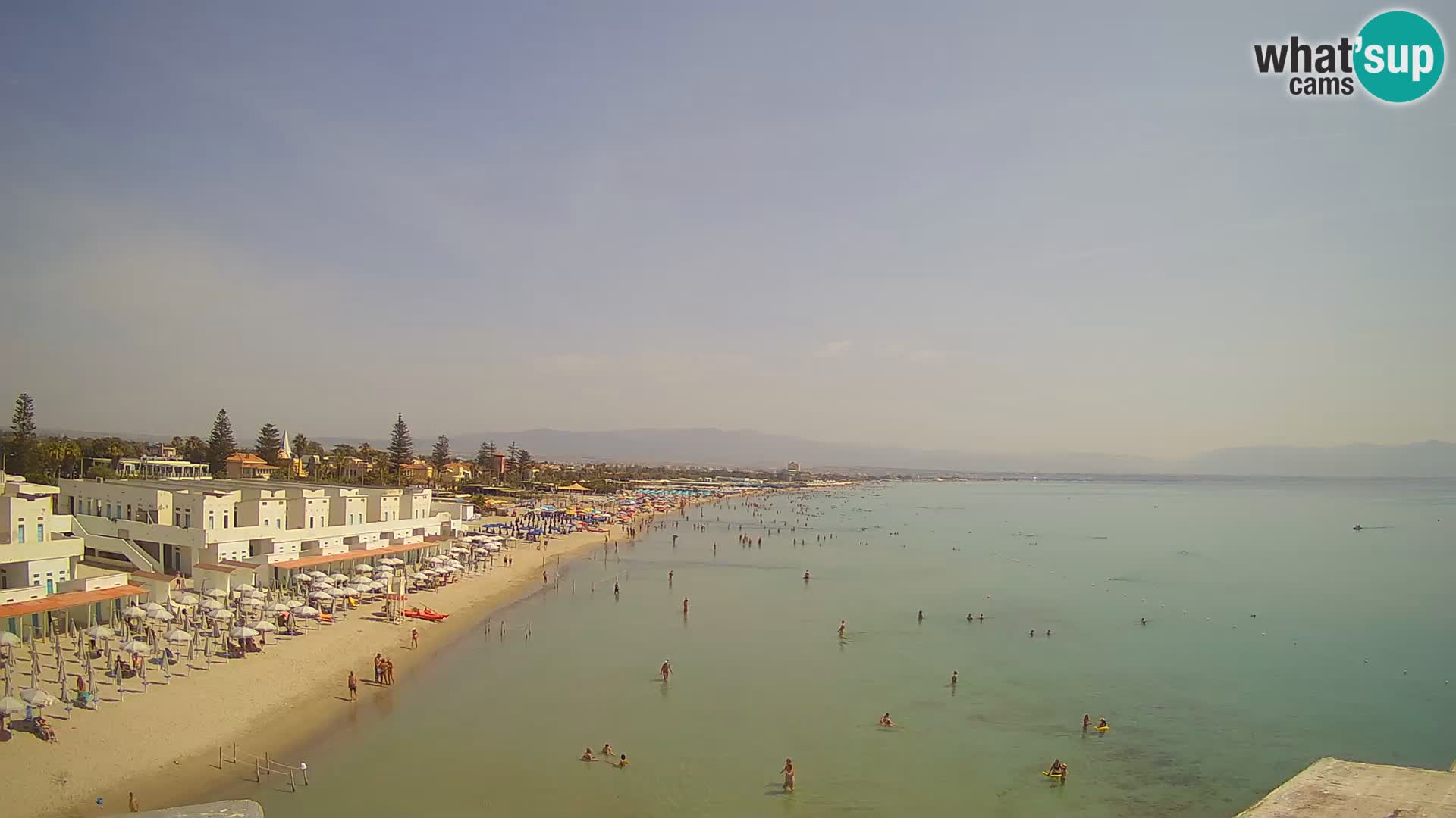 Live Webcam Golf von Cagliari – Strand Poetto – Sardinien