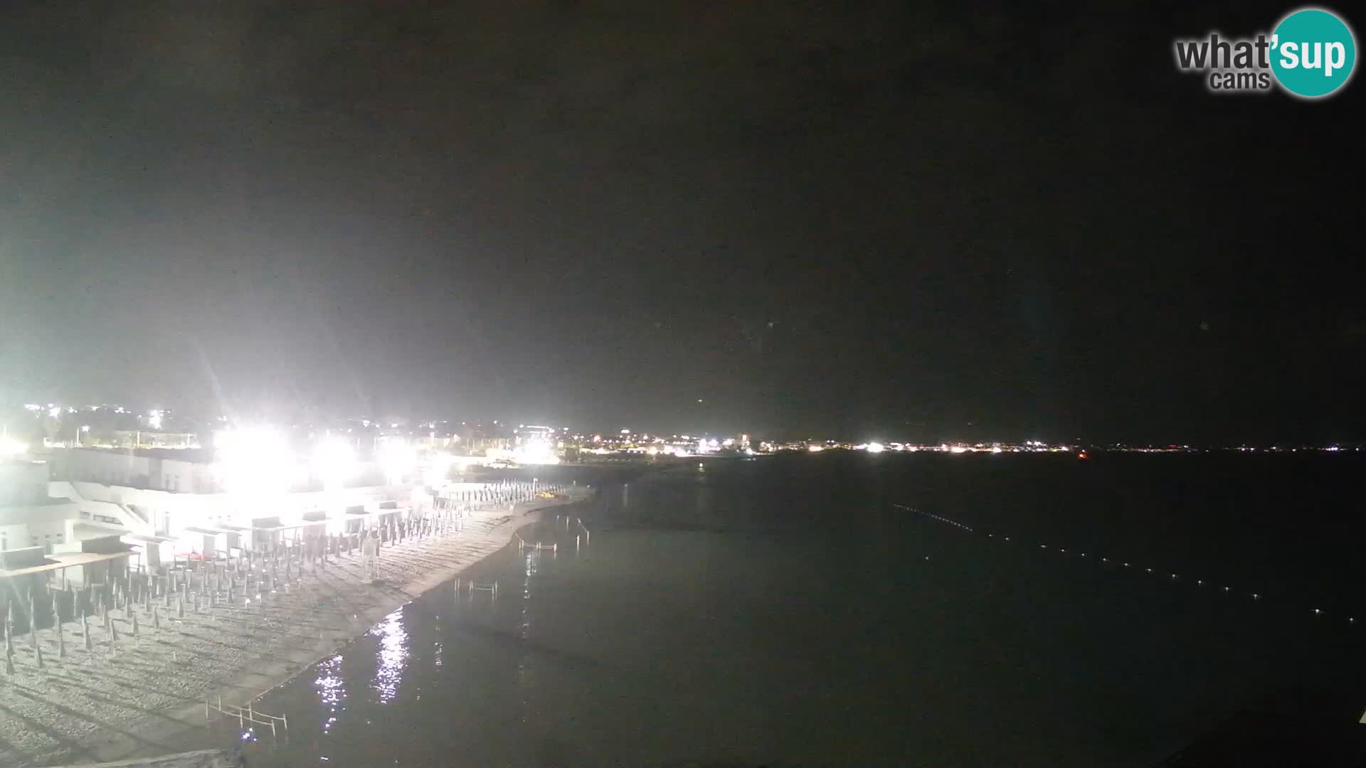 Camera en vivo Golfo de Cagliari – Playa del Poetto – Cerdeña