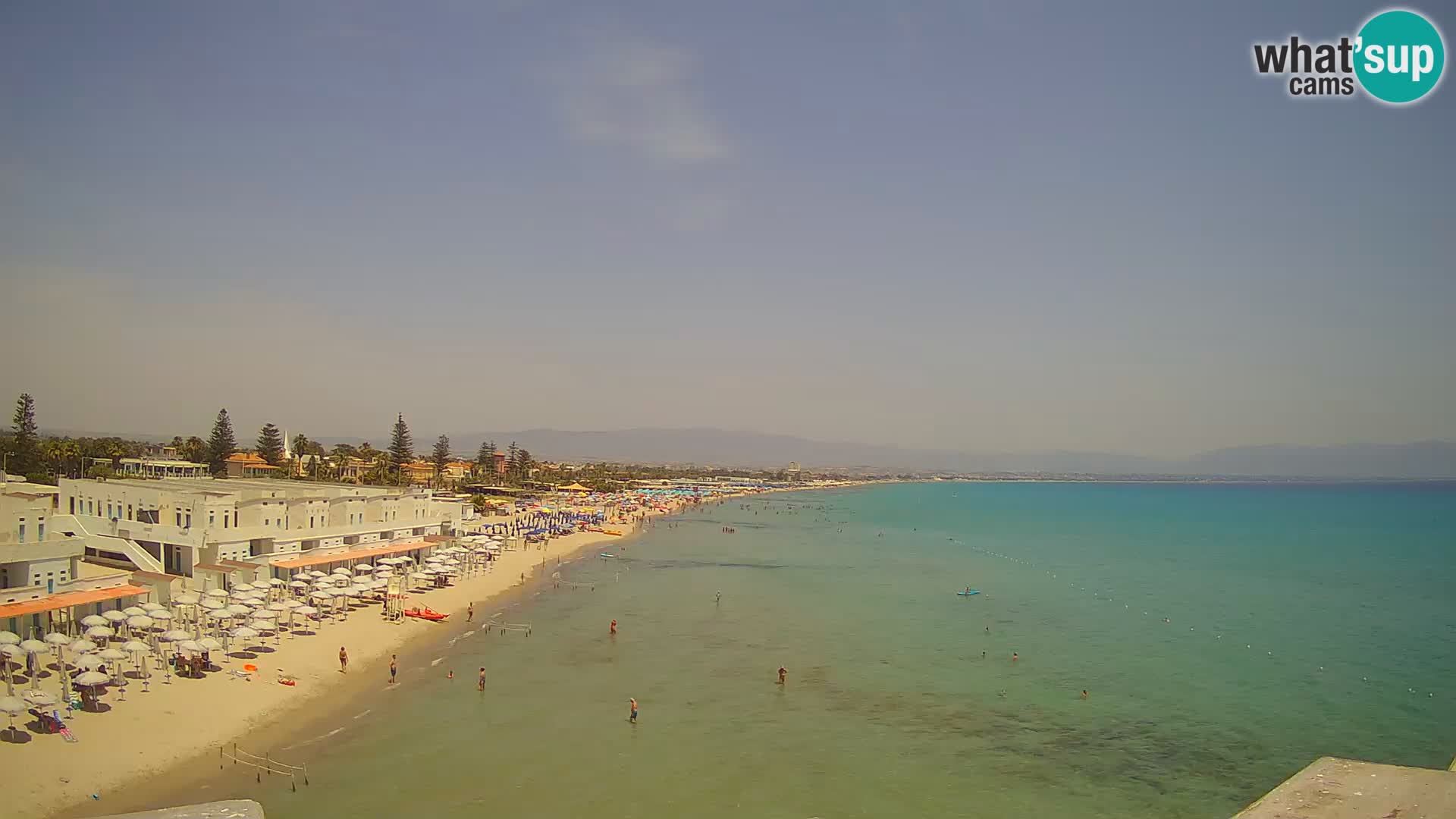 Live Webcam Golfo di Cagliari – Spiaggia del Poetto – Sardegna